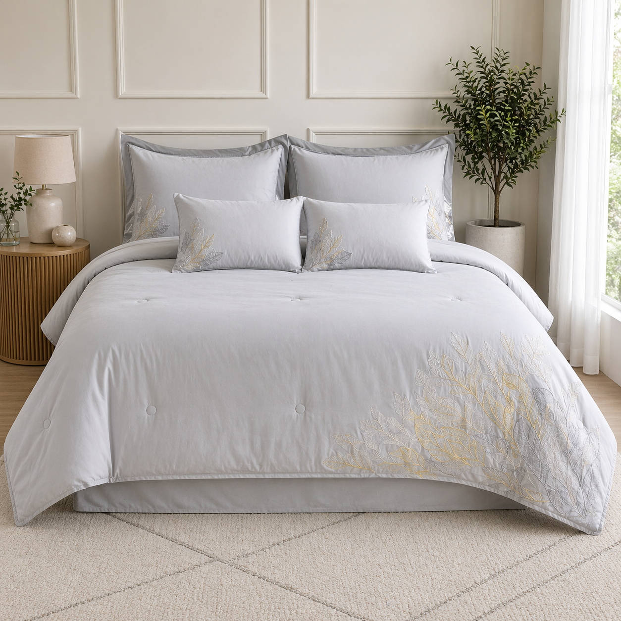 Minimalistic 6-Piece Bedding Set