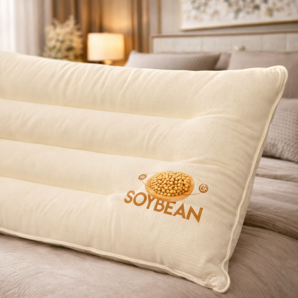 Soyabean Cervical Support Pillow - Advanced Orthopedic Neck Support with Organic Comfort