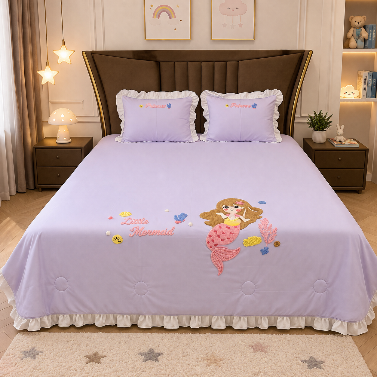 Ice Skin Cooling Kids Bedding Set - Pure Cotton King Size