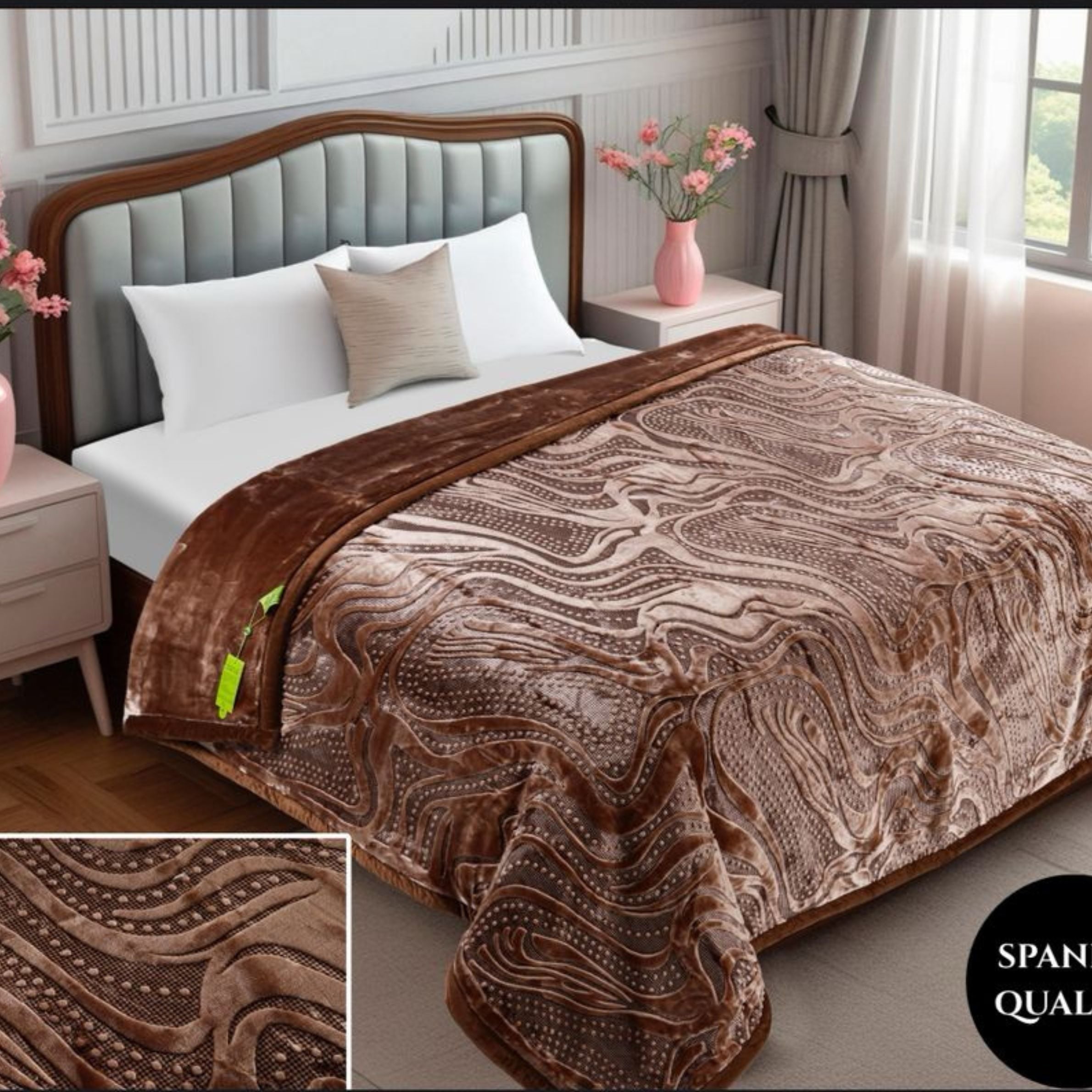 Luxury Winter Warm Blanket – King Size, Super Soft Furry Fabric