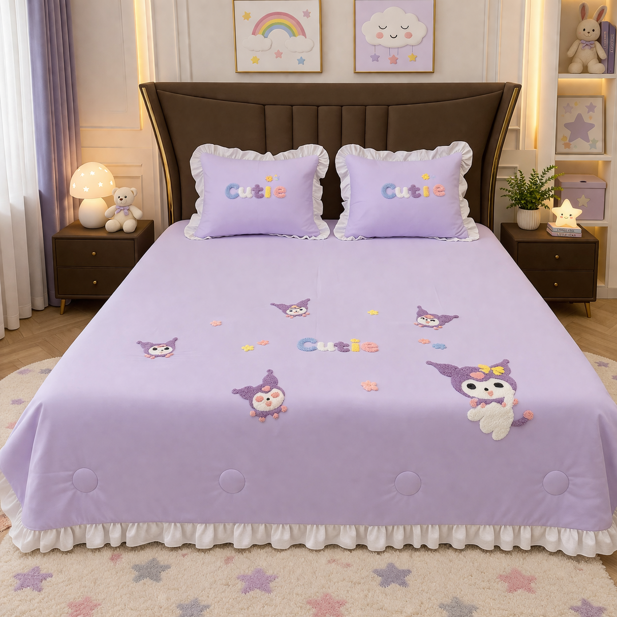 Ice Skin Cooling Kids Bedding Set - Pure Cotton King Size