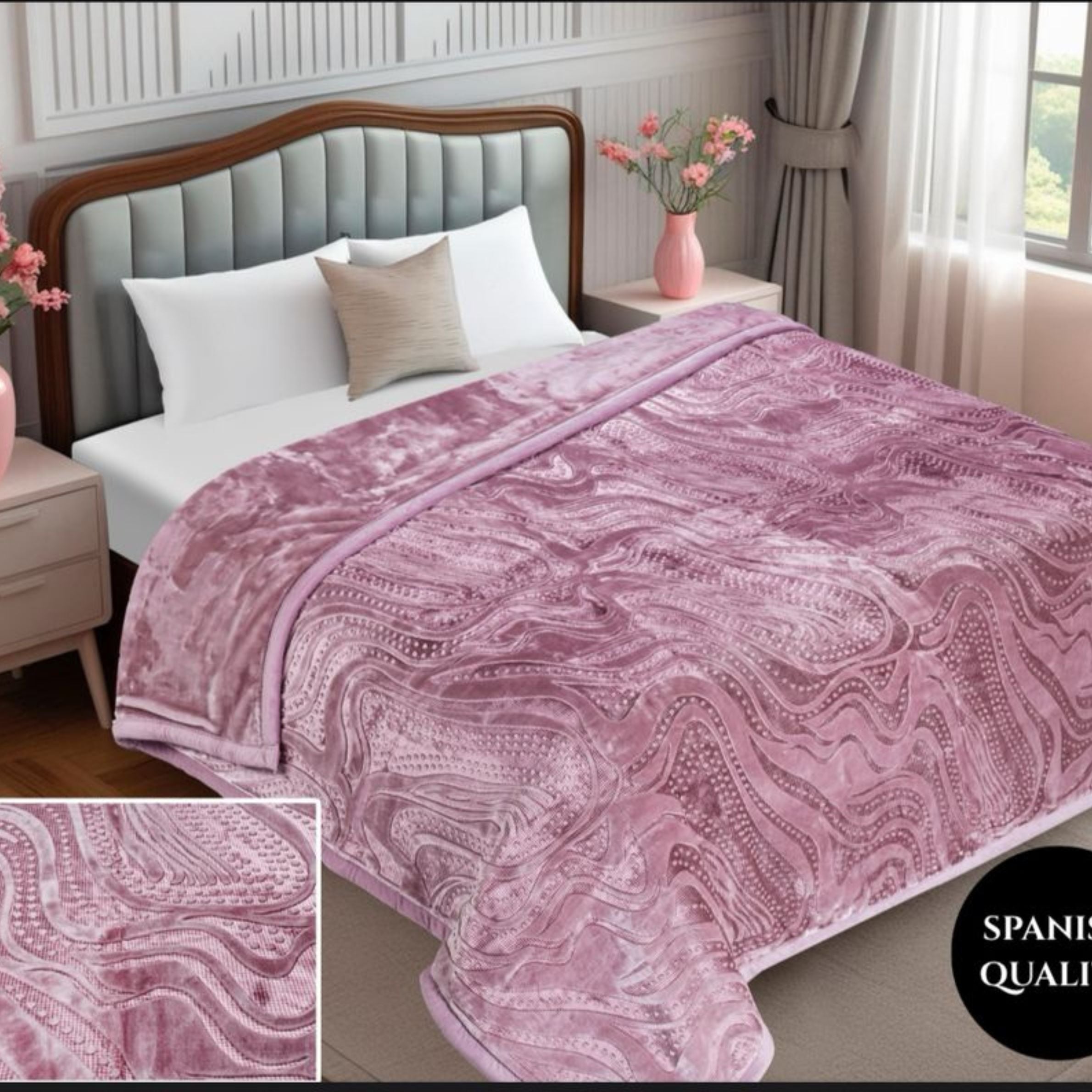 Luxury Winter Warm Blanket – King Size, Super Soft Furry Fabric