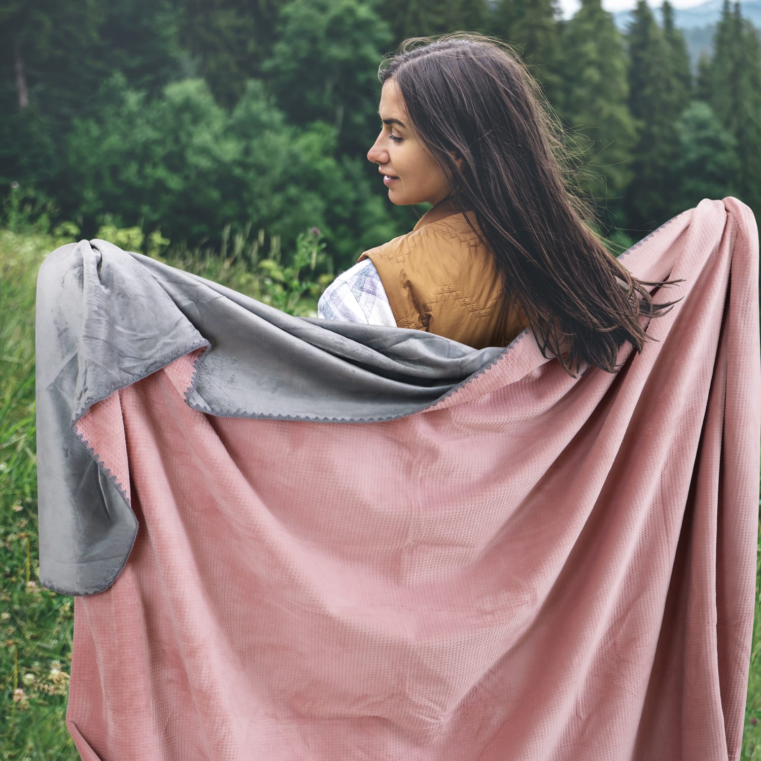 Hibiki Reversible Blanket