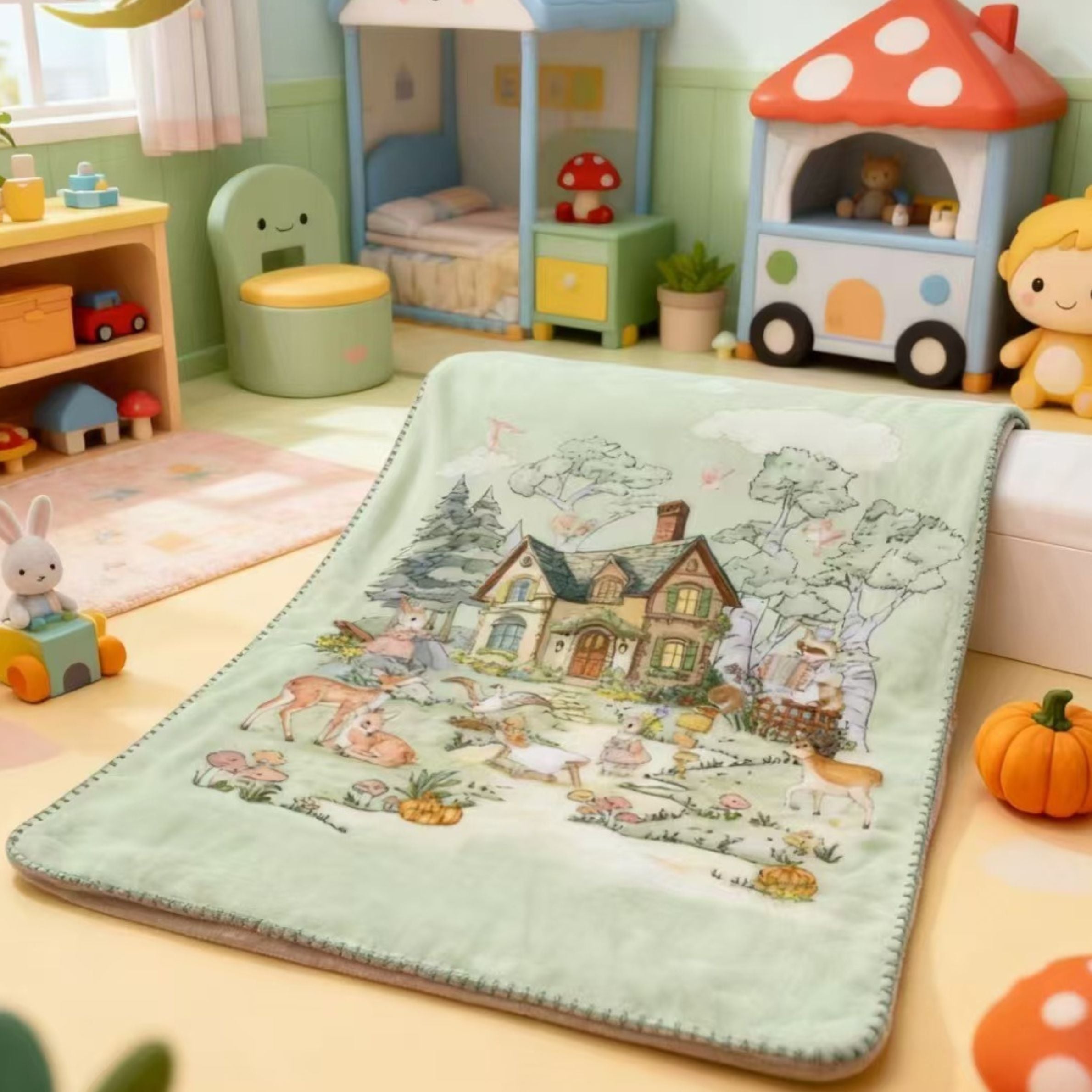 Toddler Ultra-Soft Double Ply Baby Blanket