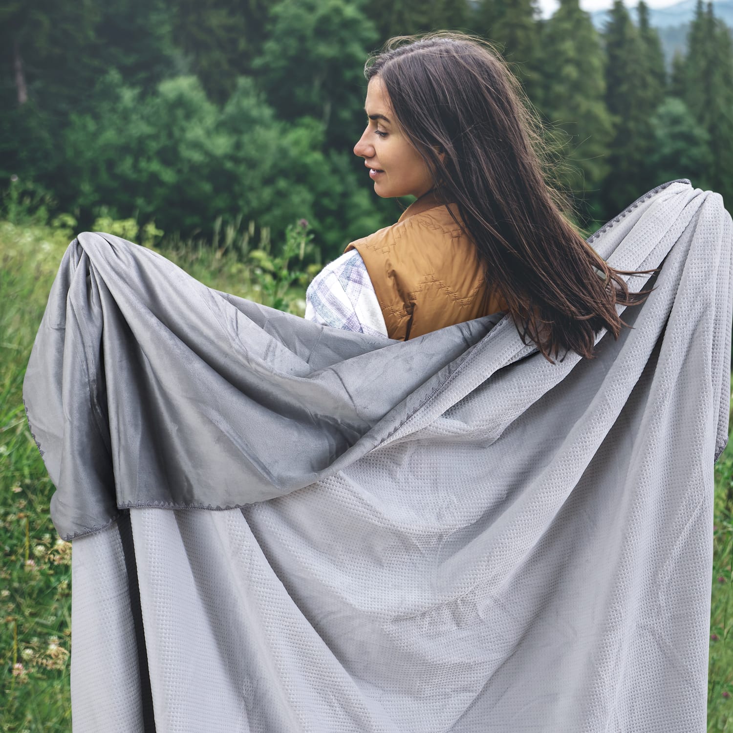 Hibiki Reversible Blanket