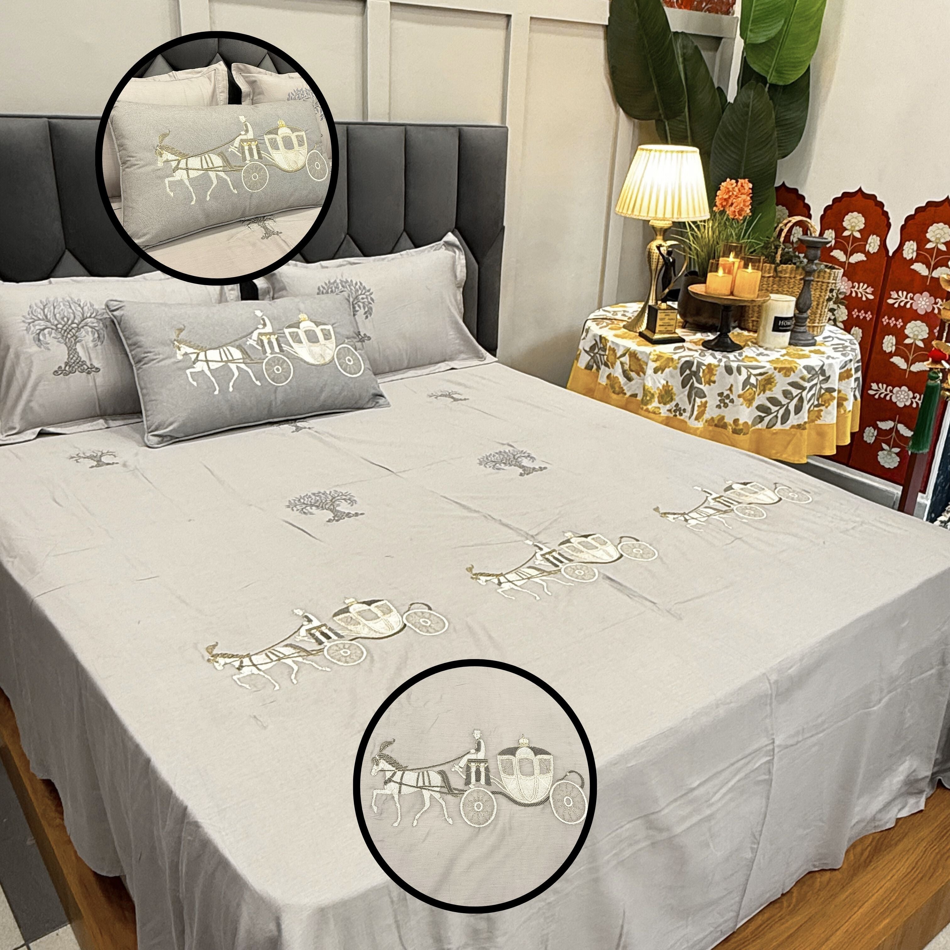 Indian Traditional Wedding Bed sheets