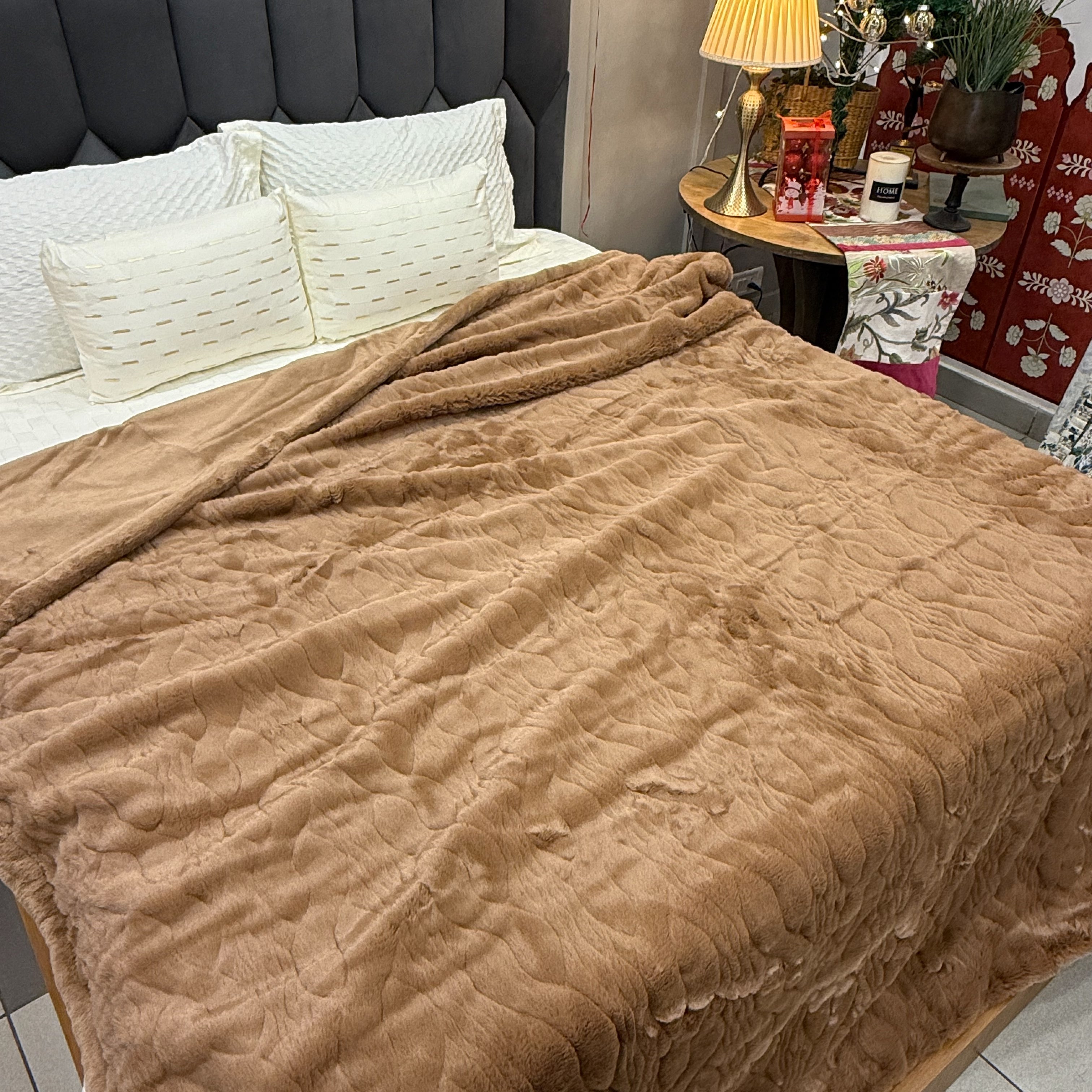 Luxury Rabbit Fur Blanket