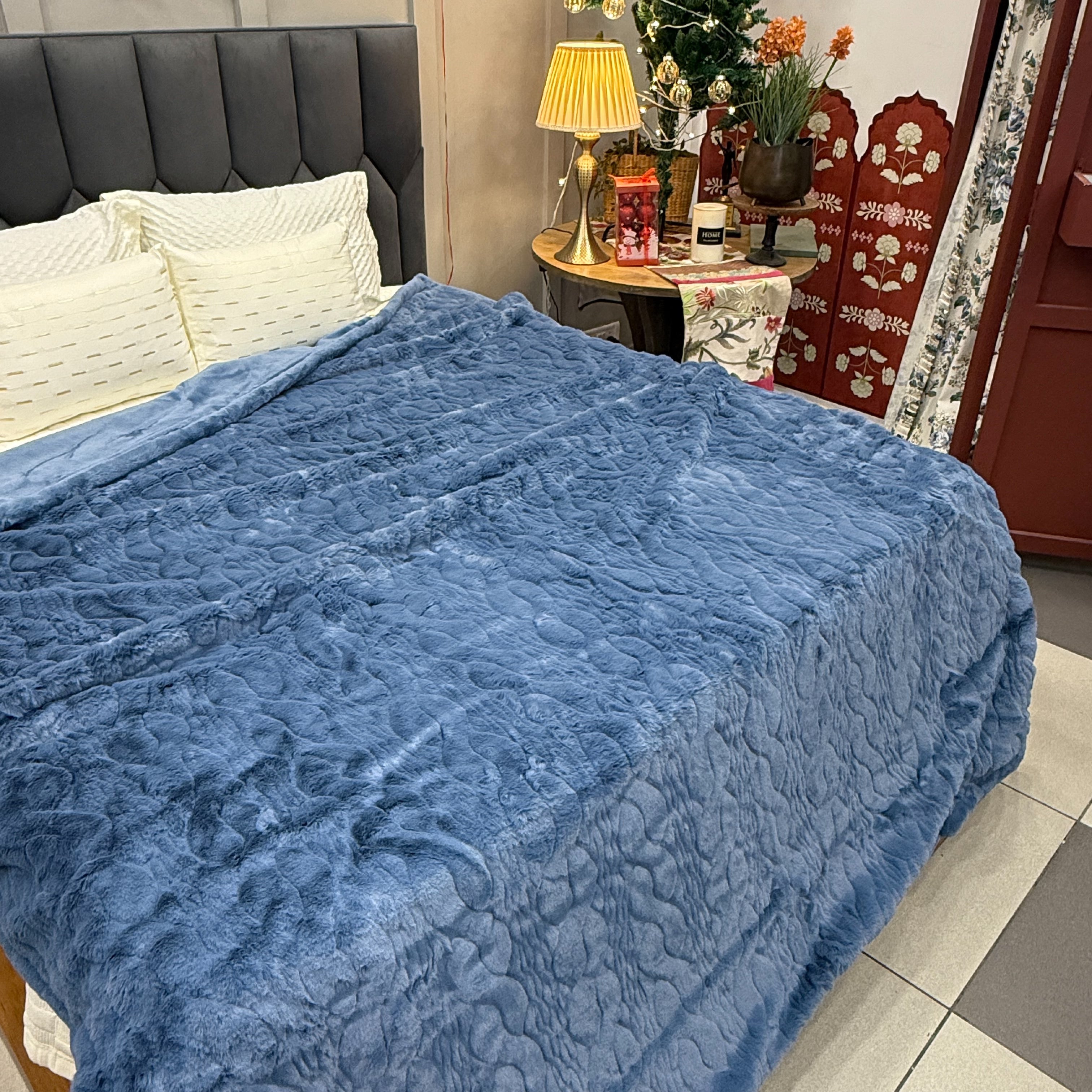 Luxury Rabbit Fur Blanket