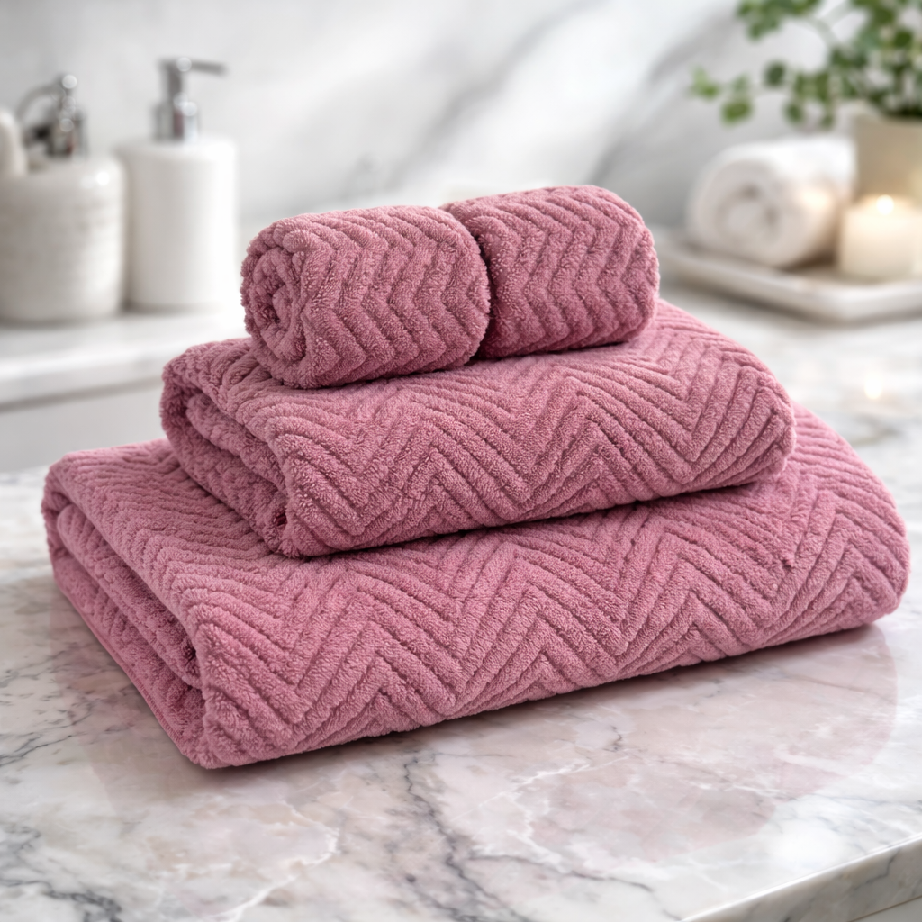 Premium Bamboo Towels – Ultra Soft, Quick-Dry & Antibacterial Luxury Bath Linen