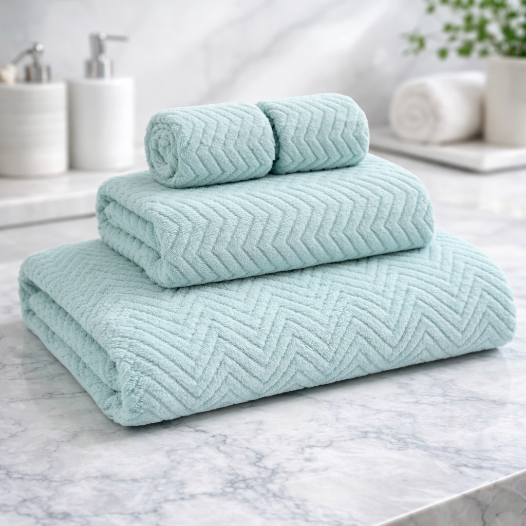 Premium Bamboo Towels – Ultra Soft, Quick-Dry & Antibacterial Luxury Bath Linen