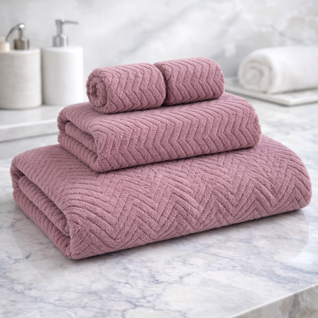 Premium Bamboo Towels – Ultra Soft, Quick-Dry & Antibacterial Luxury Bath Linen