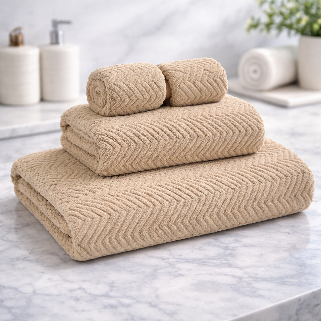 Premium Bamboo Towels – Ultra Soft, Quick-Dry & Antibacterial Luxury Bath Linen
