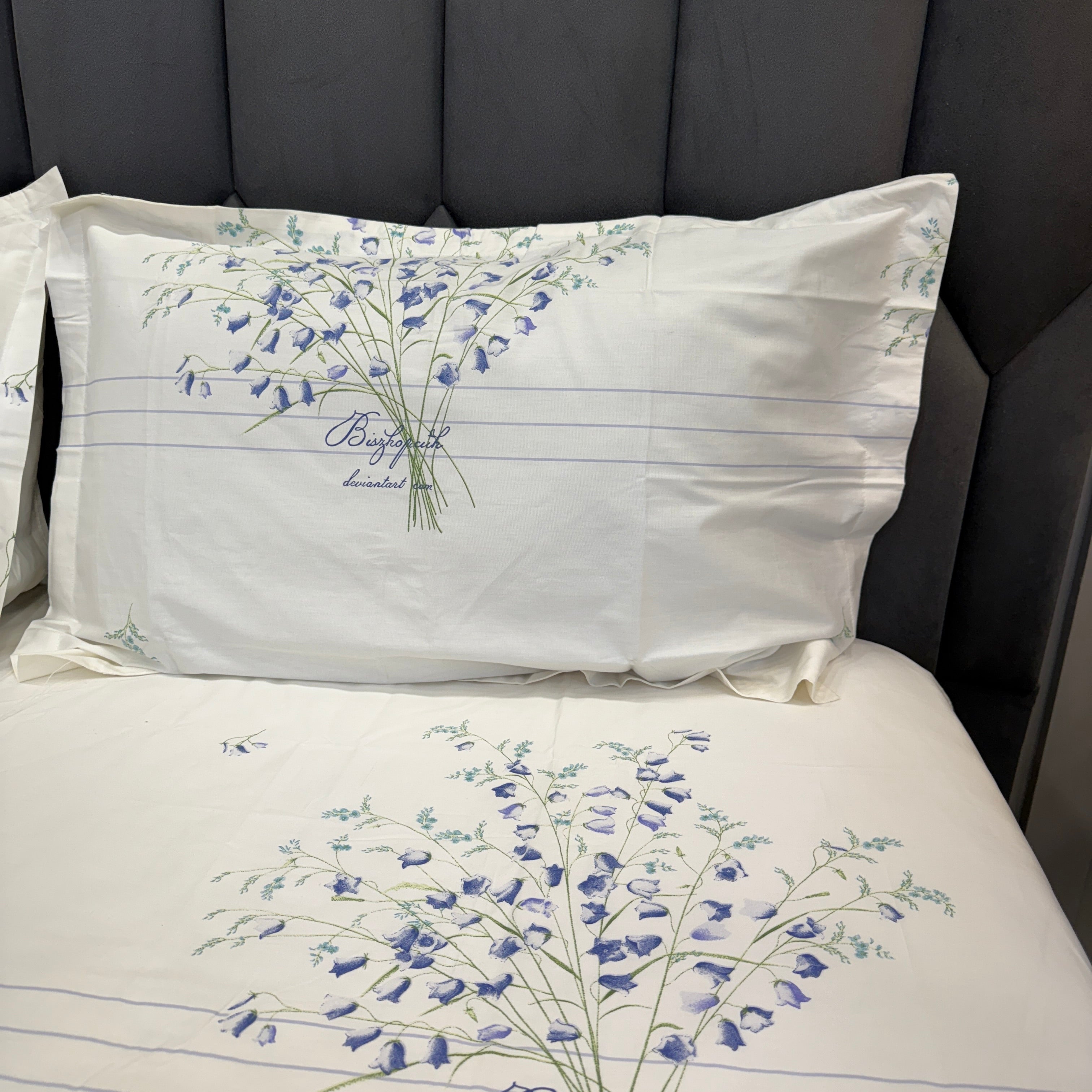 Fine Cotton 350 TC Premium Modern King Size Bedsheet