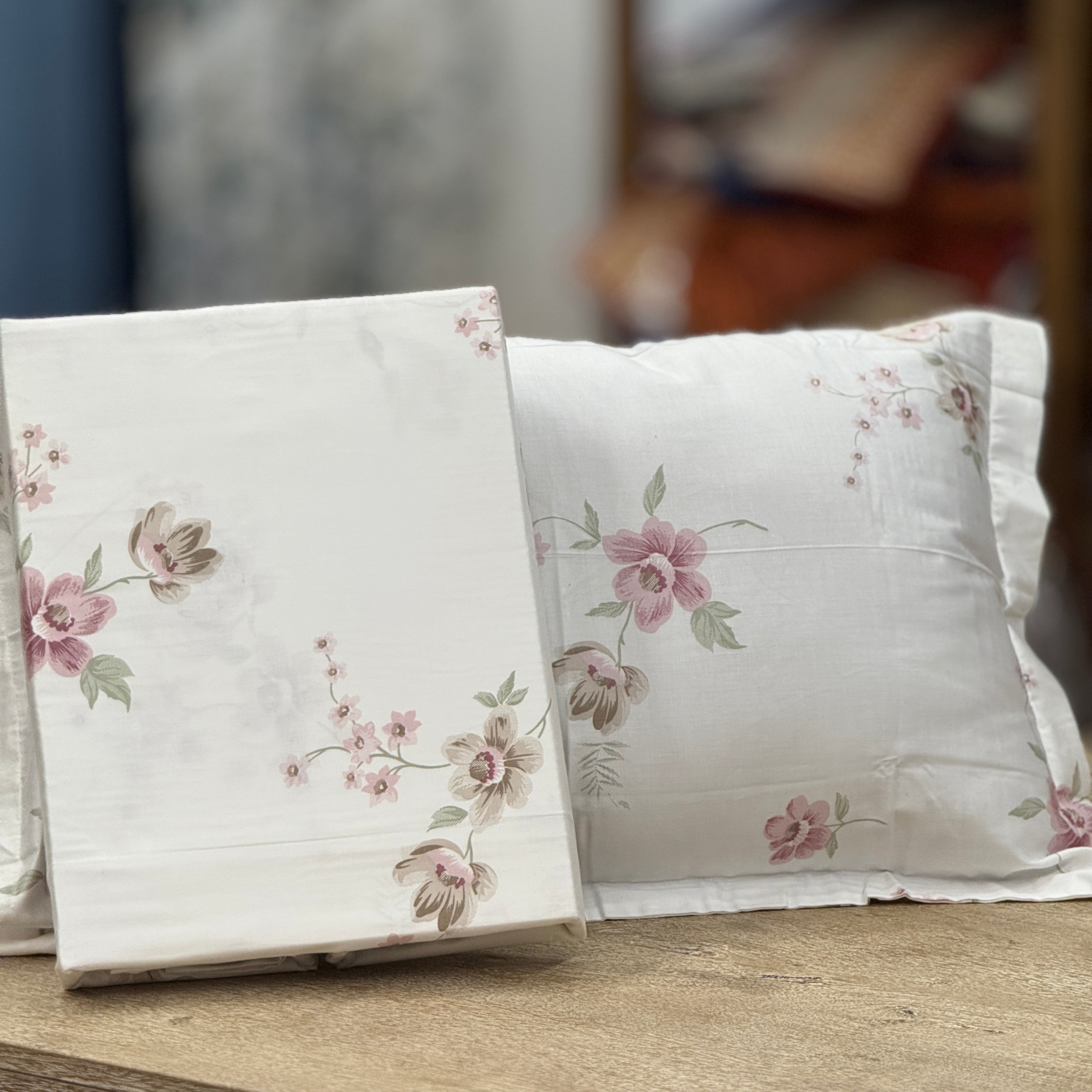 Fine Cotton 350 TC Premium Modern King Size Bedsheet