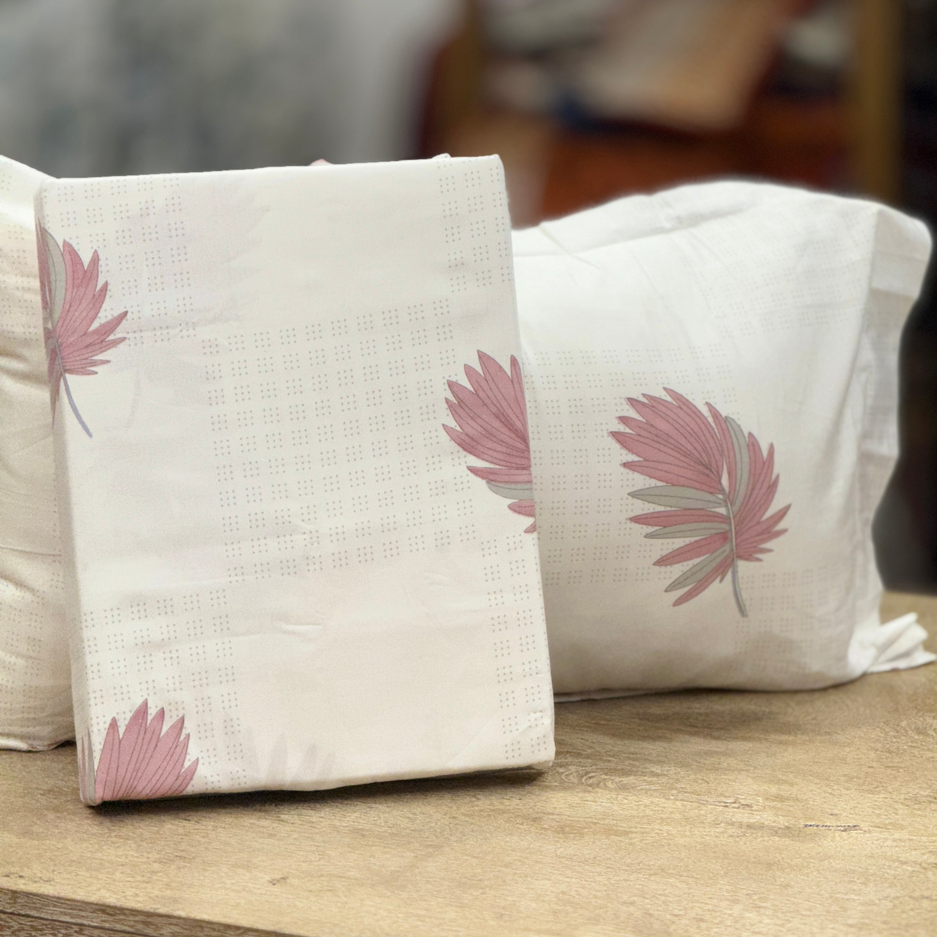 Fine Cotton 350 TC Premium Modern King Size Bedsheet