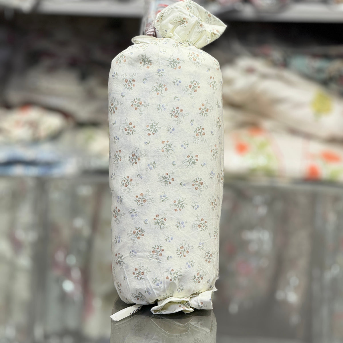 Toffee Muslin Fitted / Elastic Bedsheet Set