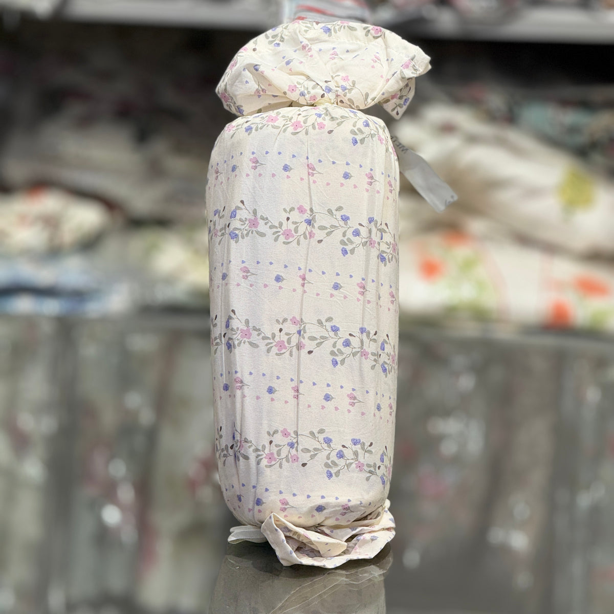 Toffee Muslin Fitted / Elastic Bedsheet Set