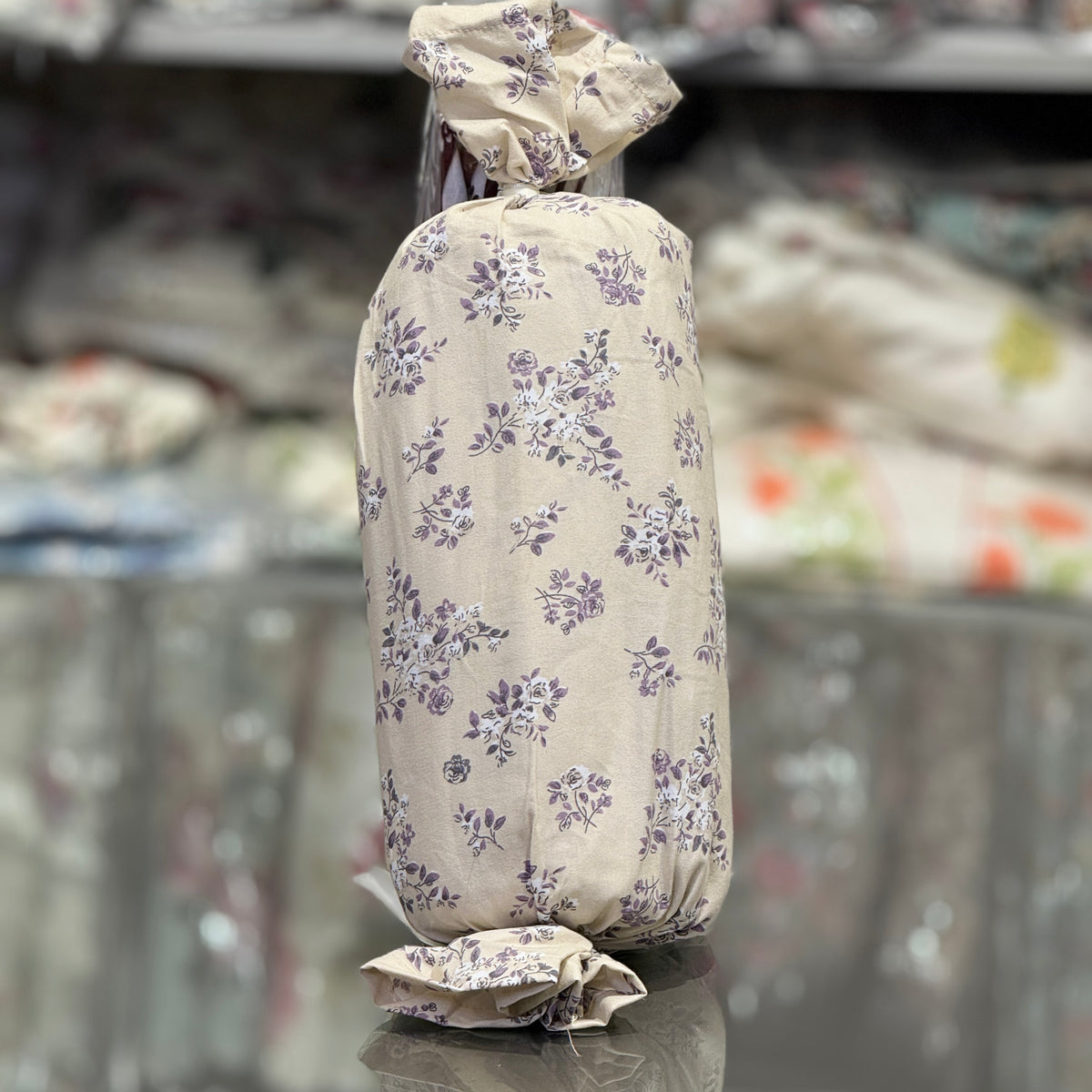 Toffee Muslin Fitted / Elastic Bedsheet Set