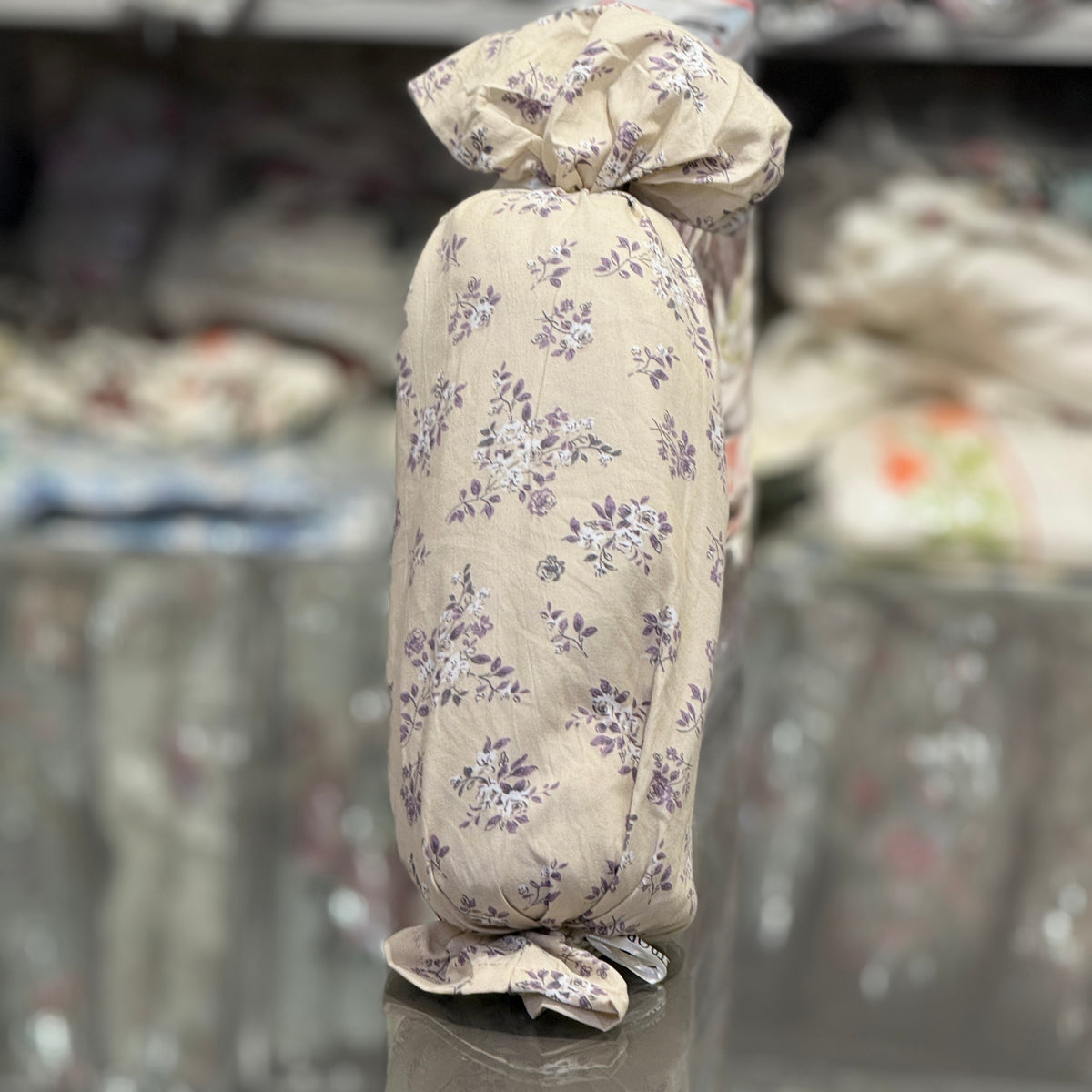 Toffee Muslin Fitted / Elastic Bedsheet Set
