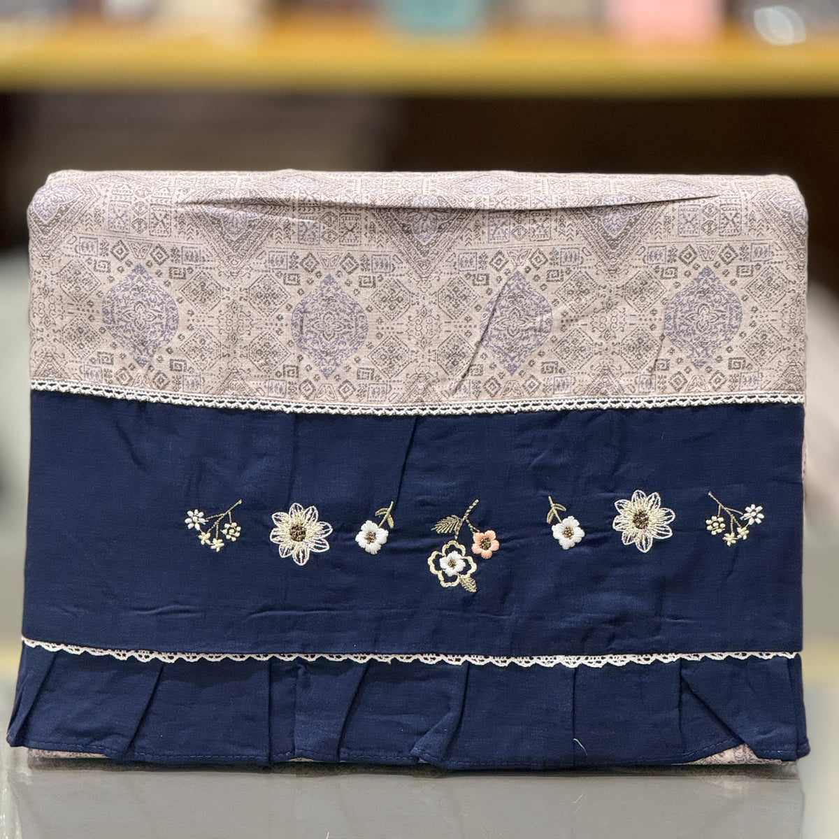 English Country Cottage Style Frill Linen Cotton Bedsheet Set