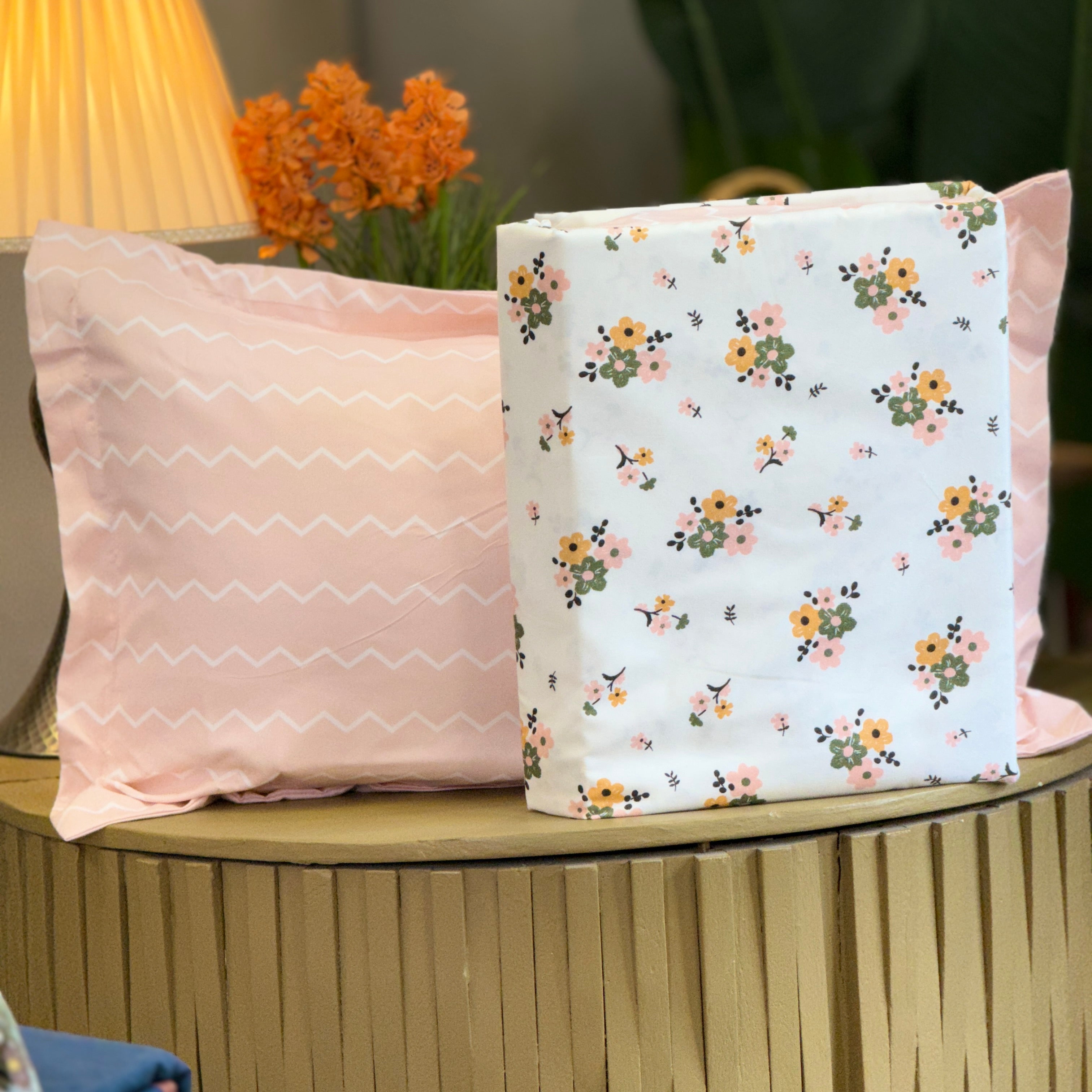 Super Soft Fitted Elastic Bedsheet Set