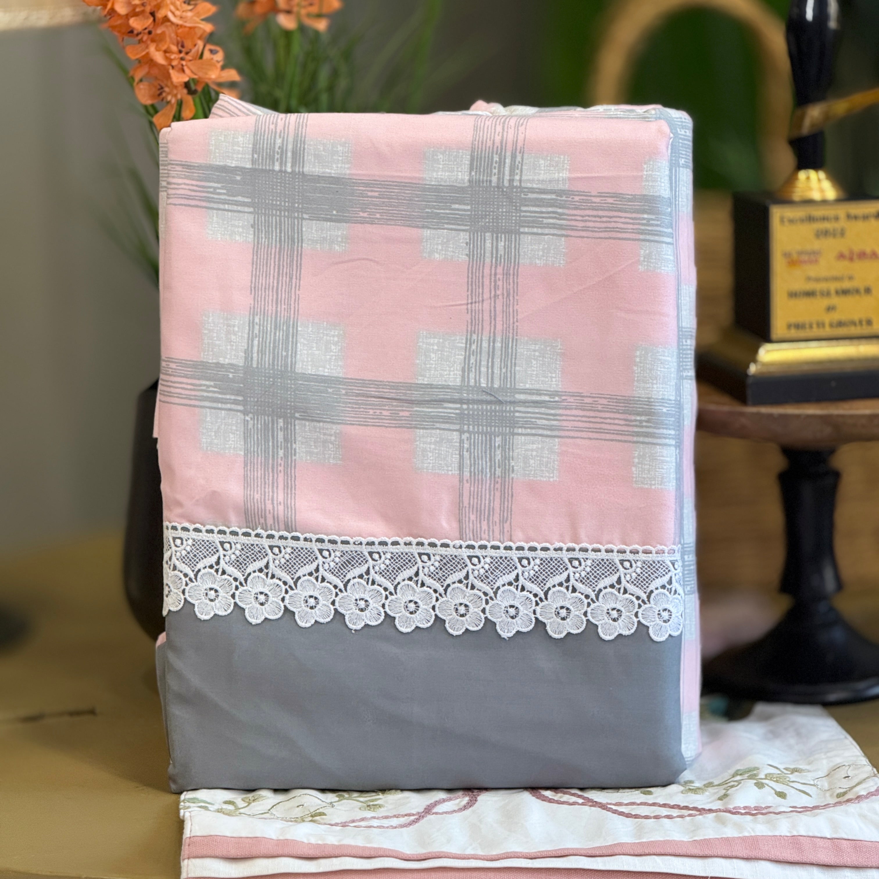 Super Soft Floral Print Bedsheet Set