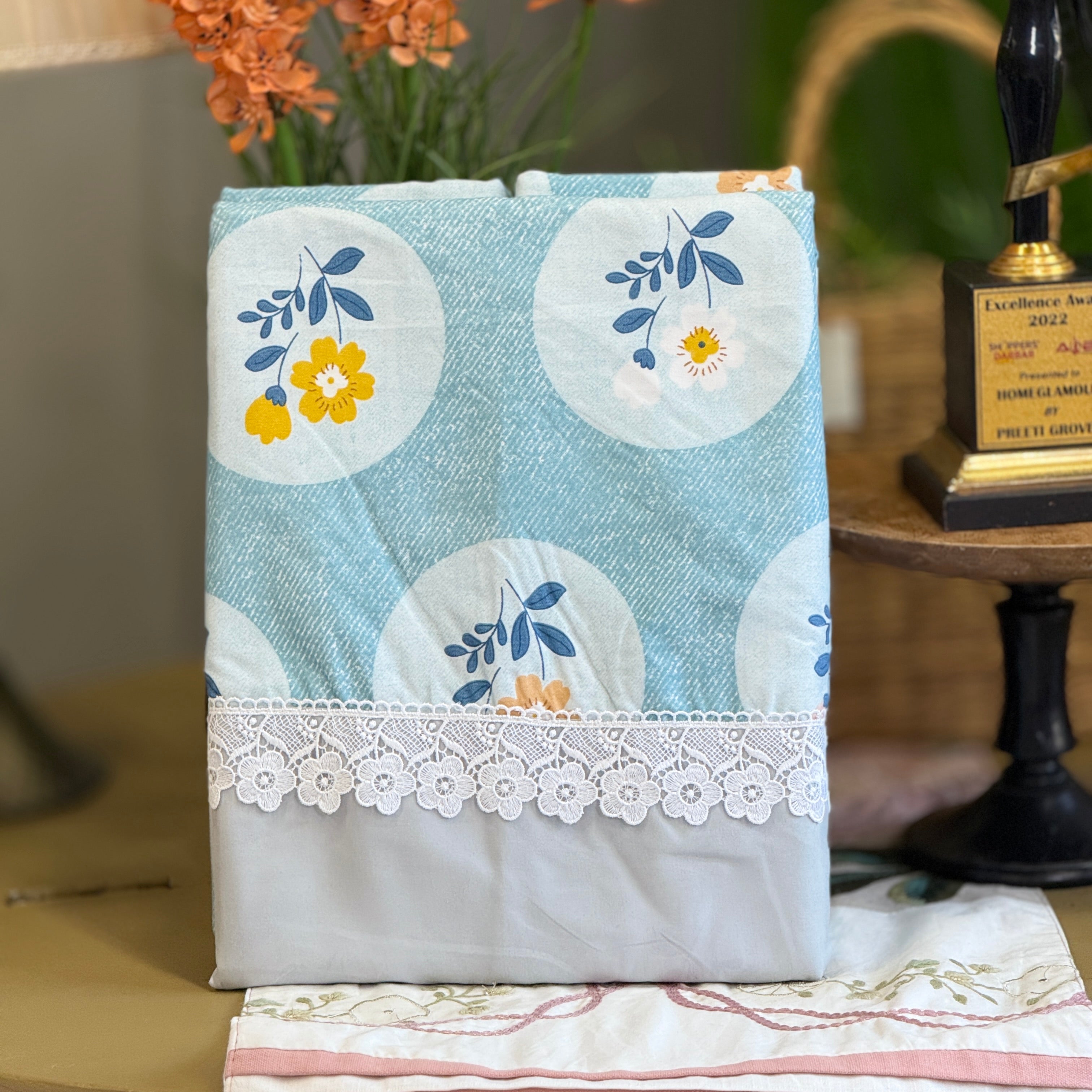 Super Soft Floral Print Bedsheet Set