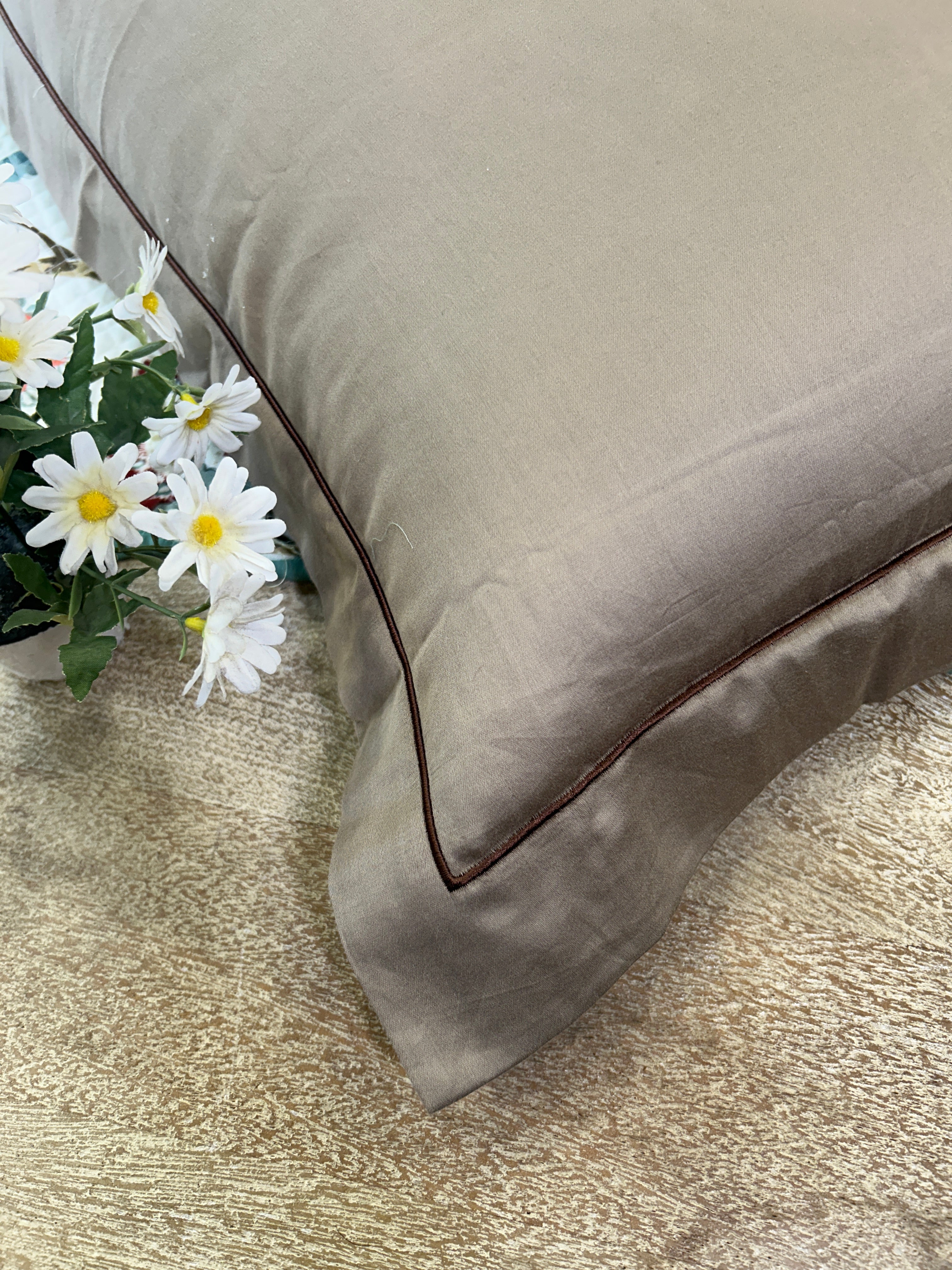 300 Thread Count Embroidered Pillow Covers