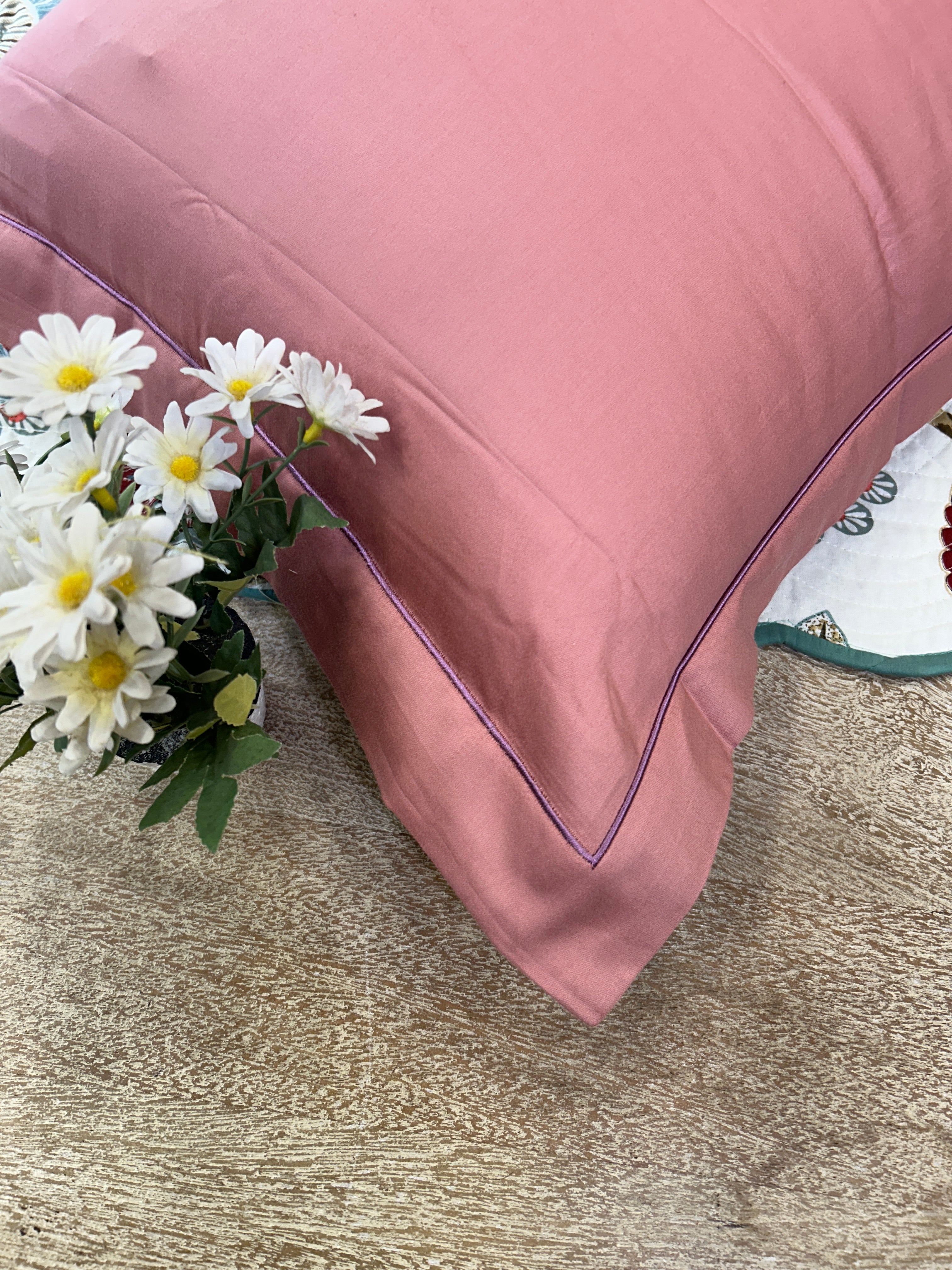 300 Thread Count Embroidered Pillow Covers