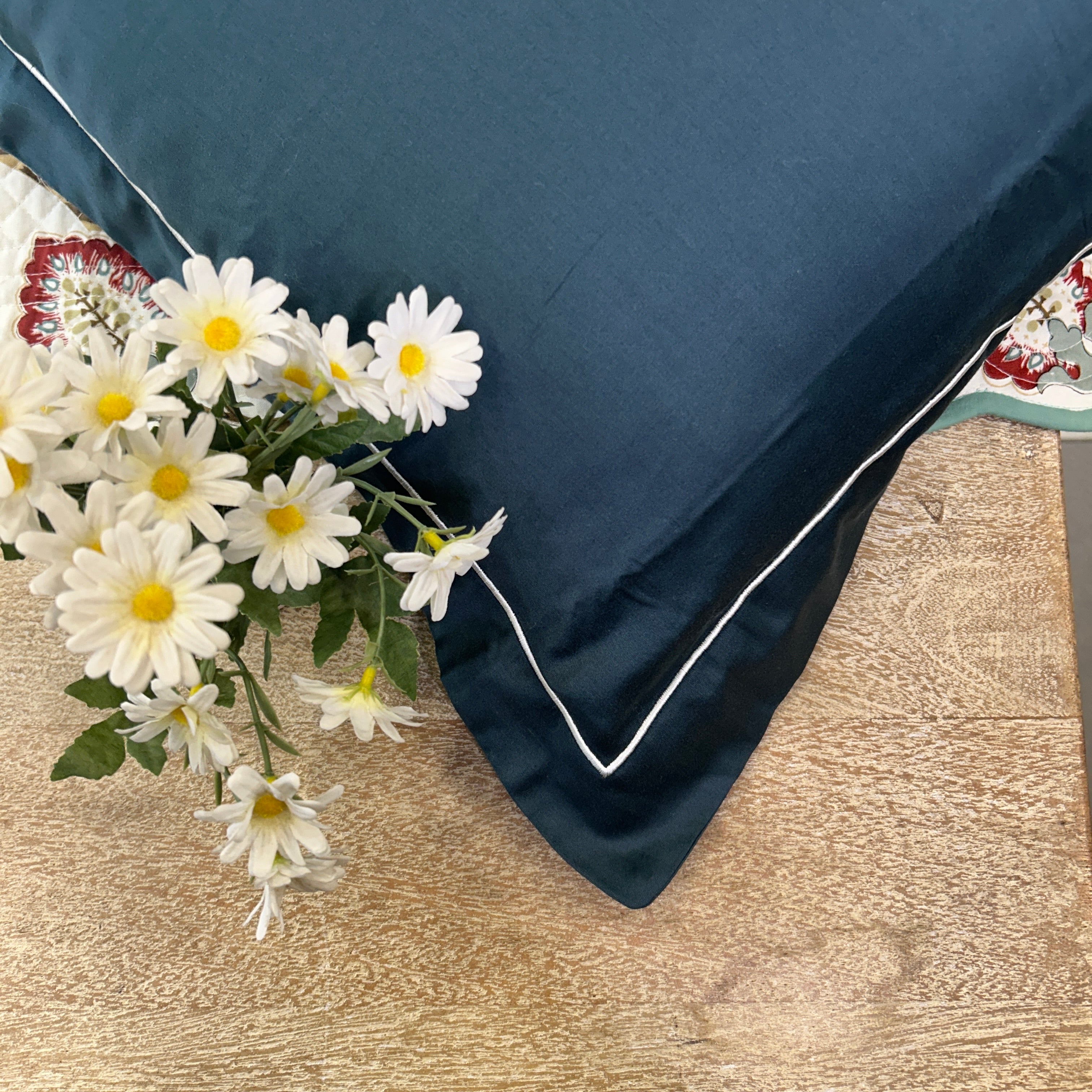 300 Thread Count Embroidered Pillow Covers