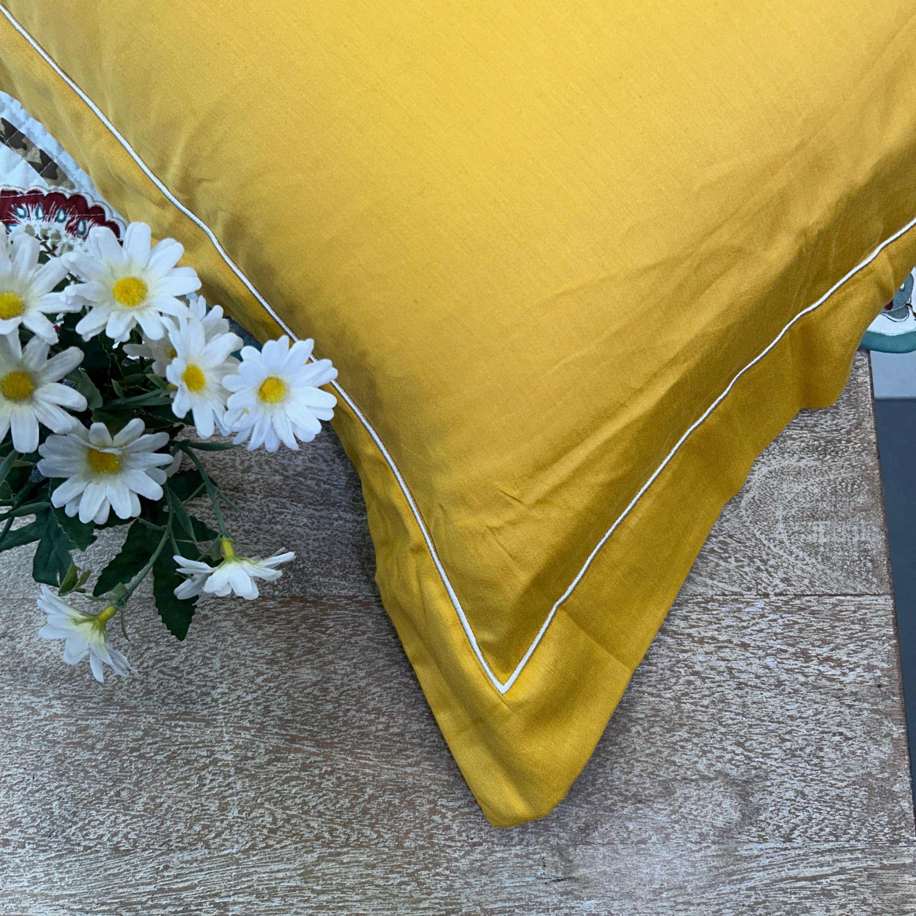 300 Thread Count Embroidered Pillow Covers
