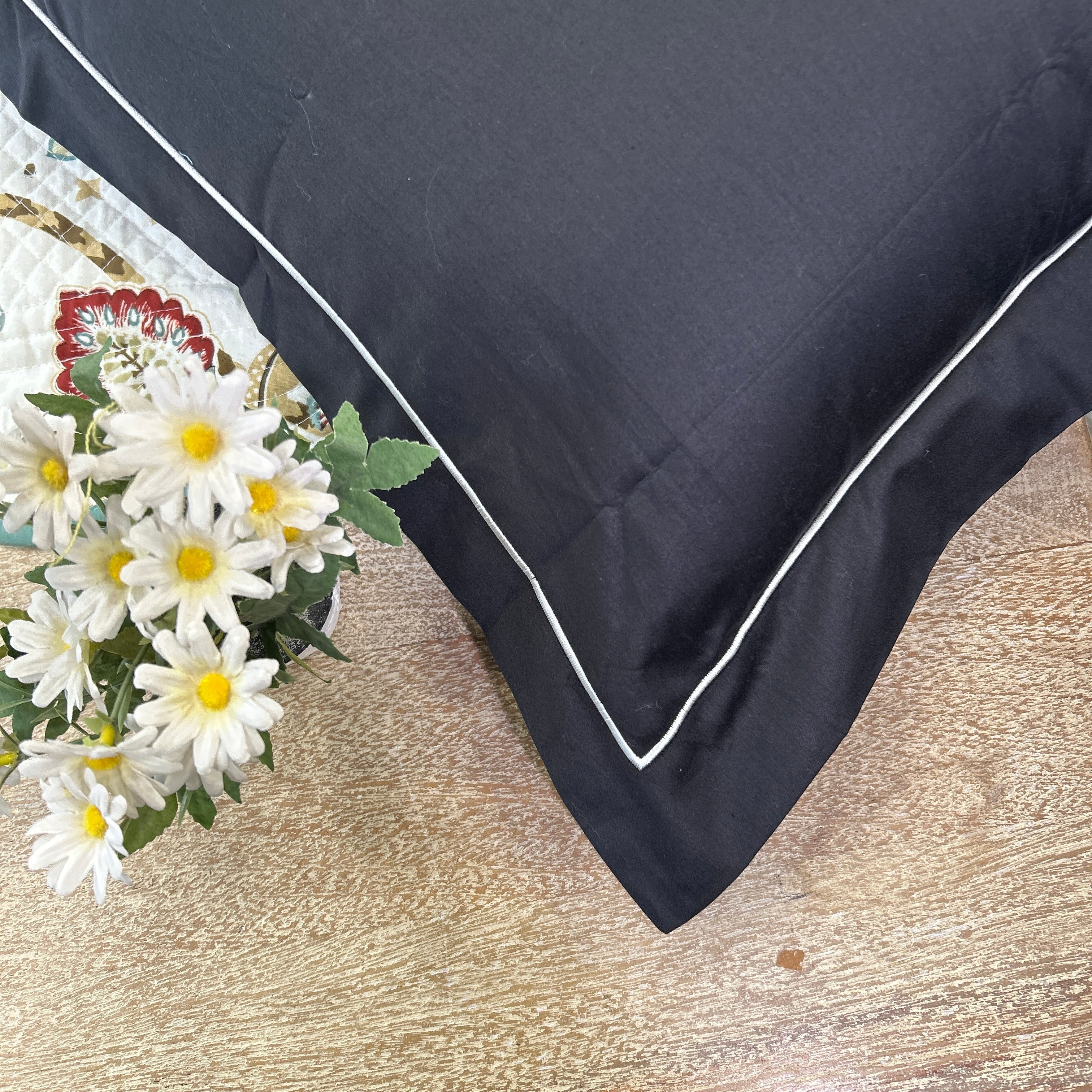300 Thread Count Embroidered Pillow Covers