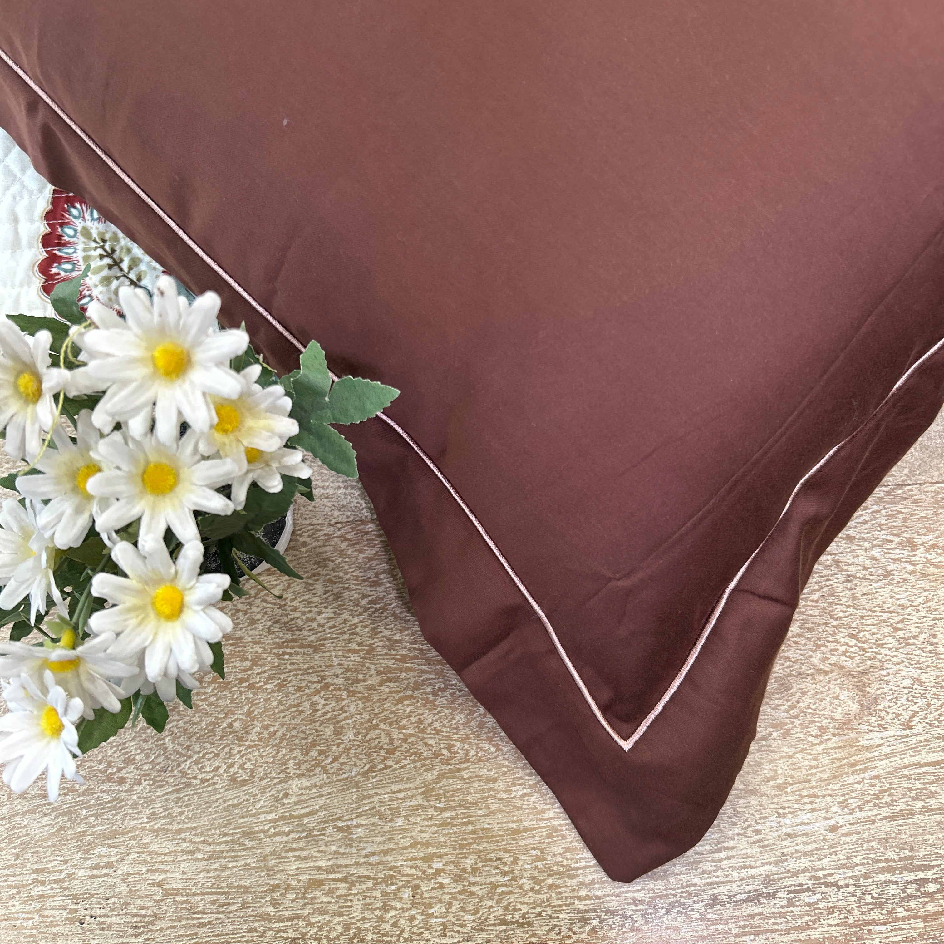 300 Thread Count Embroidered Pillow Covers