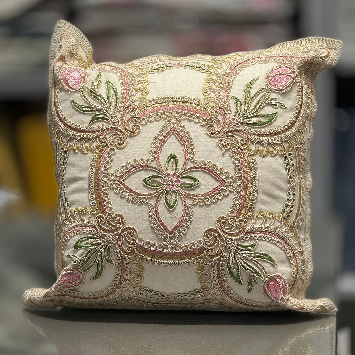 Luxury Cushion Covers – Set of 5 | 16 × 16 Inches