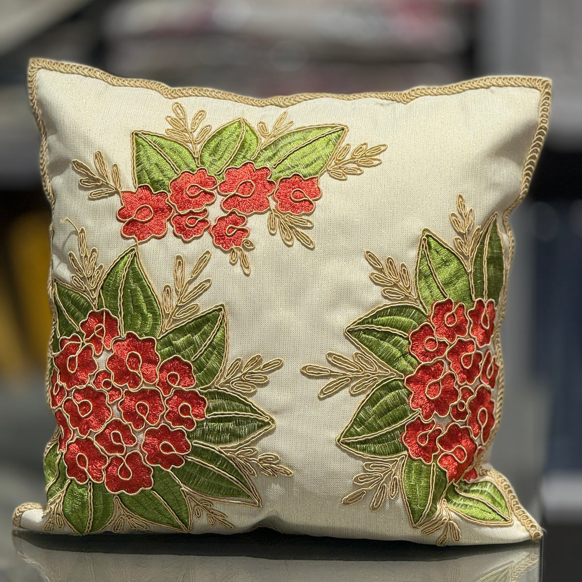 Luxury Cushion Covers – Set of 5 | 16 × 16 Inches