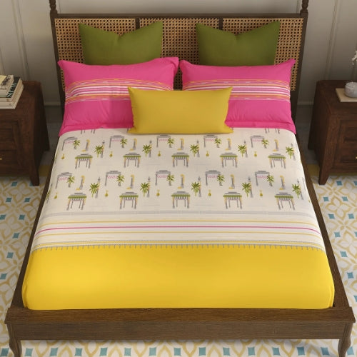 Basant Bedsheets Gift Box – 100% Cotton Set