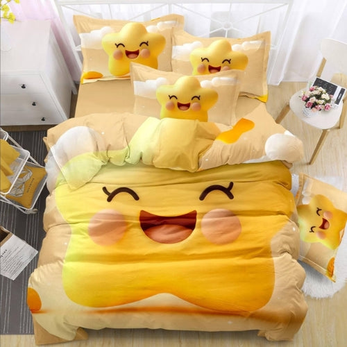 7D Digital Prints Bedsheets – King Size Set