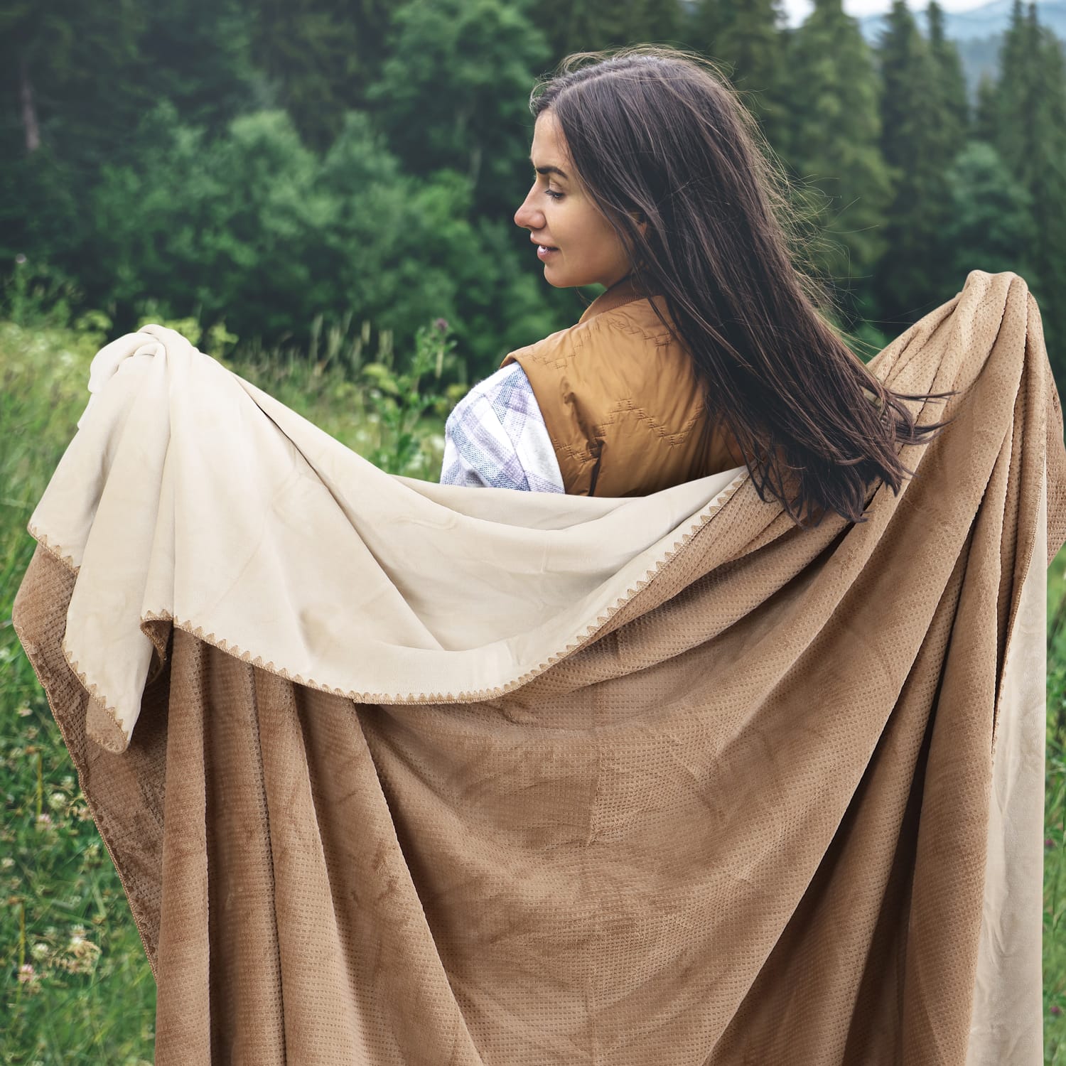 Hibiki Reversible Blanket