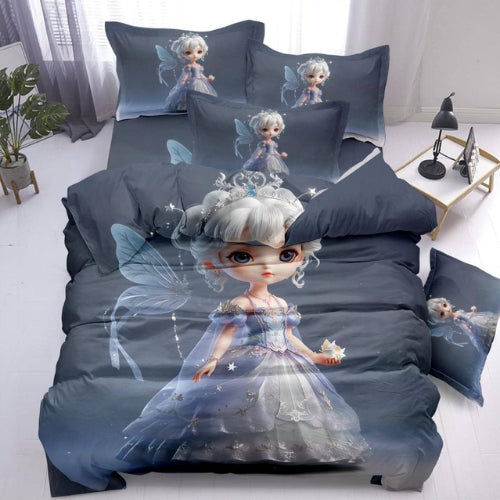 7D Digital Prints Bedsheets – King Size Set