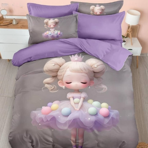 7D Digital Prints Bedsheets – King Size Set
