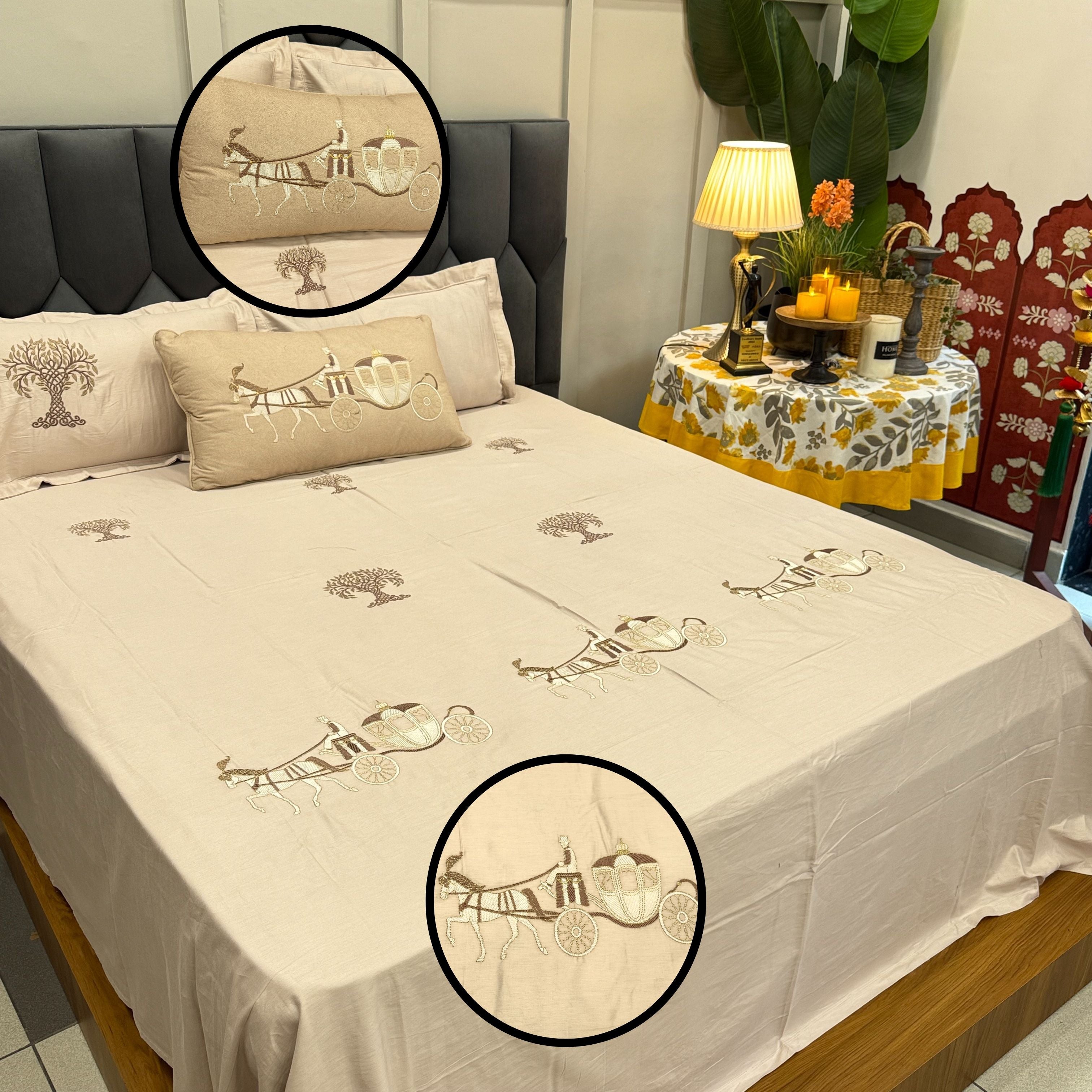 Indian Traditional Wedding Bed sheets