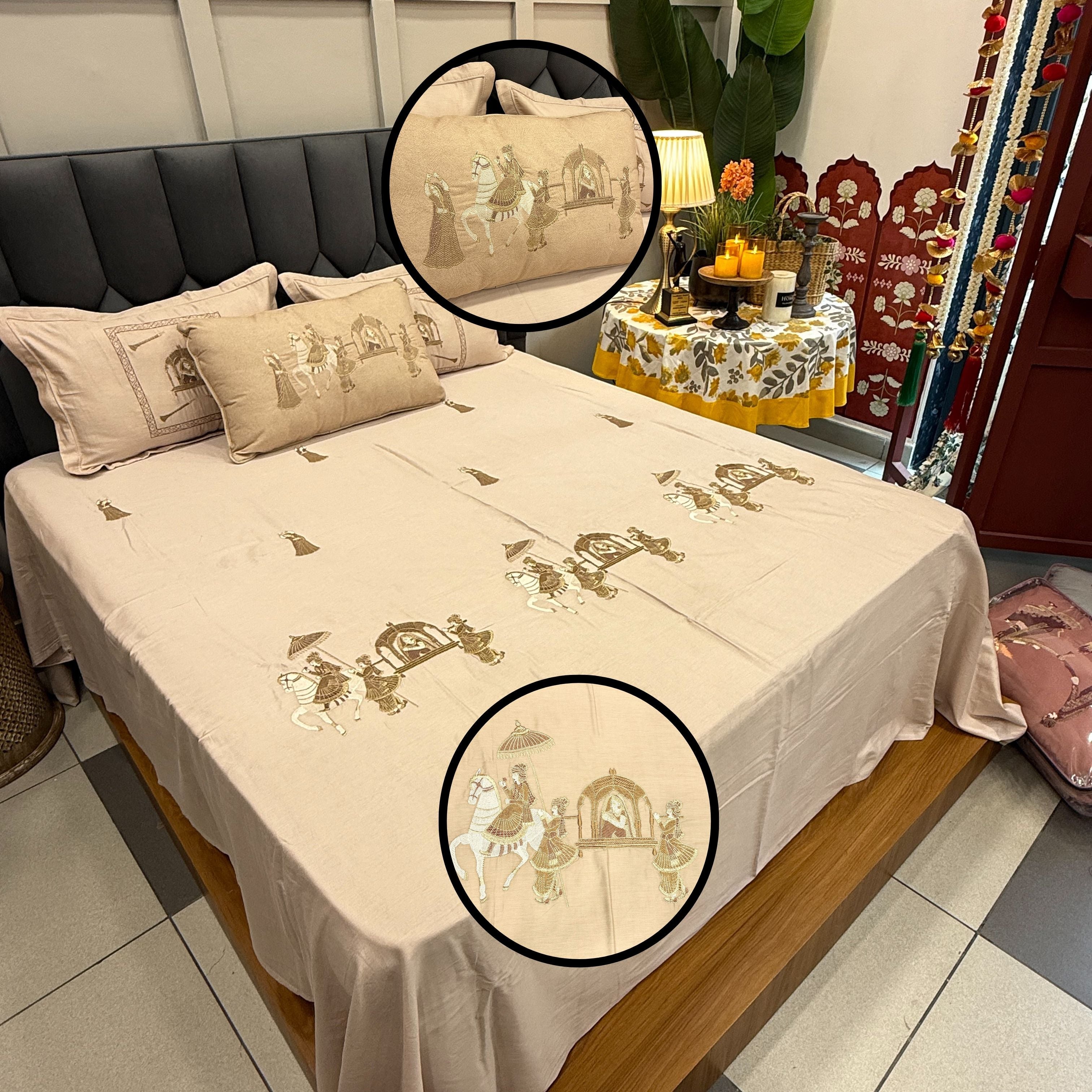 Indian Traditional Wedding Bed sheets