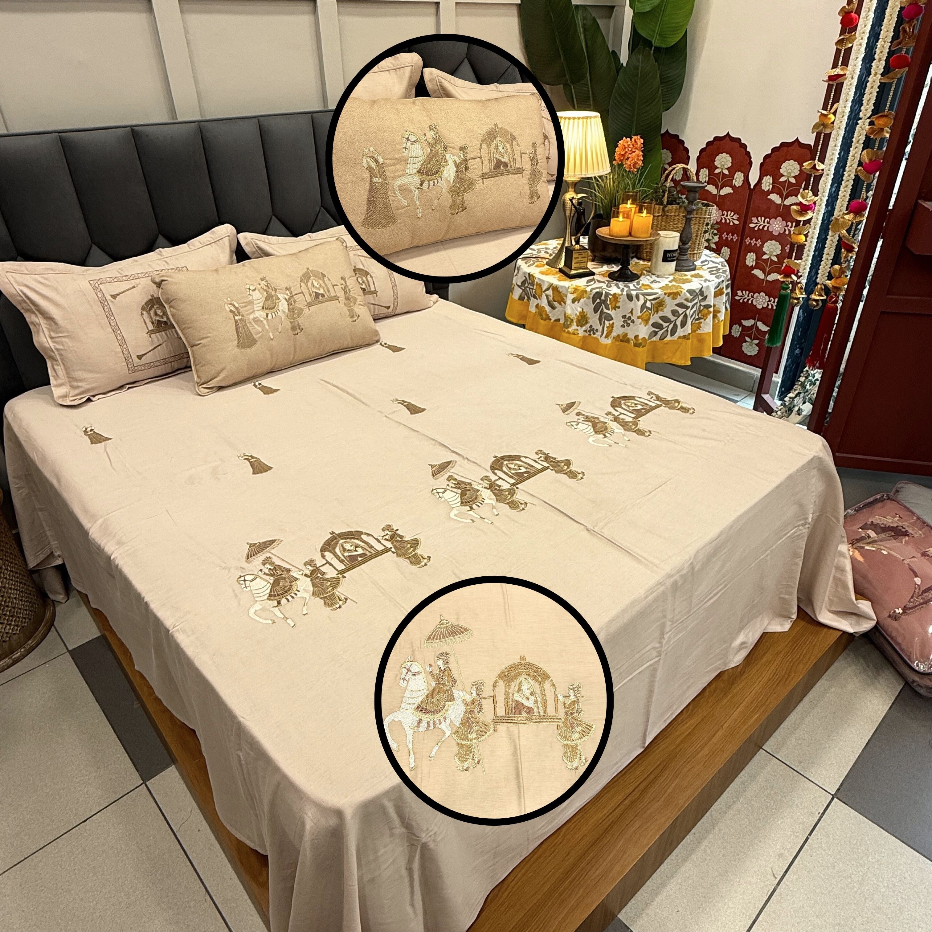 Indian Traditional Wedding Bed sheets