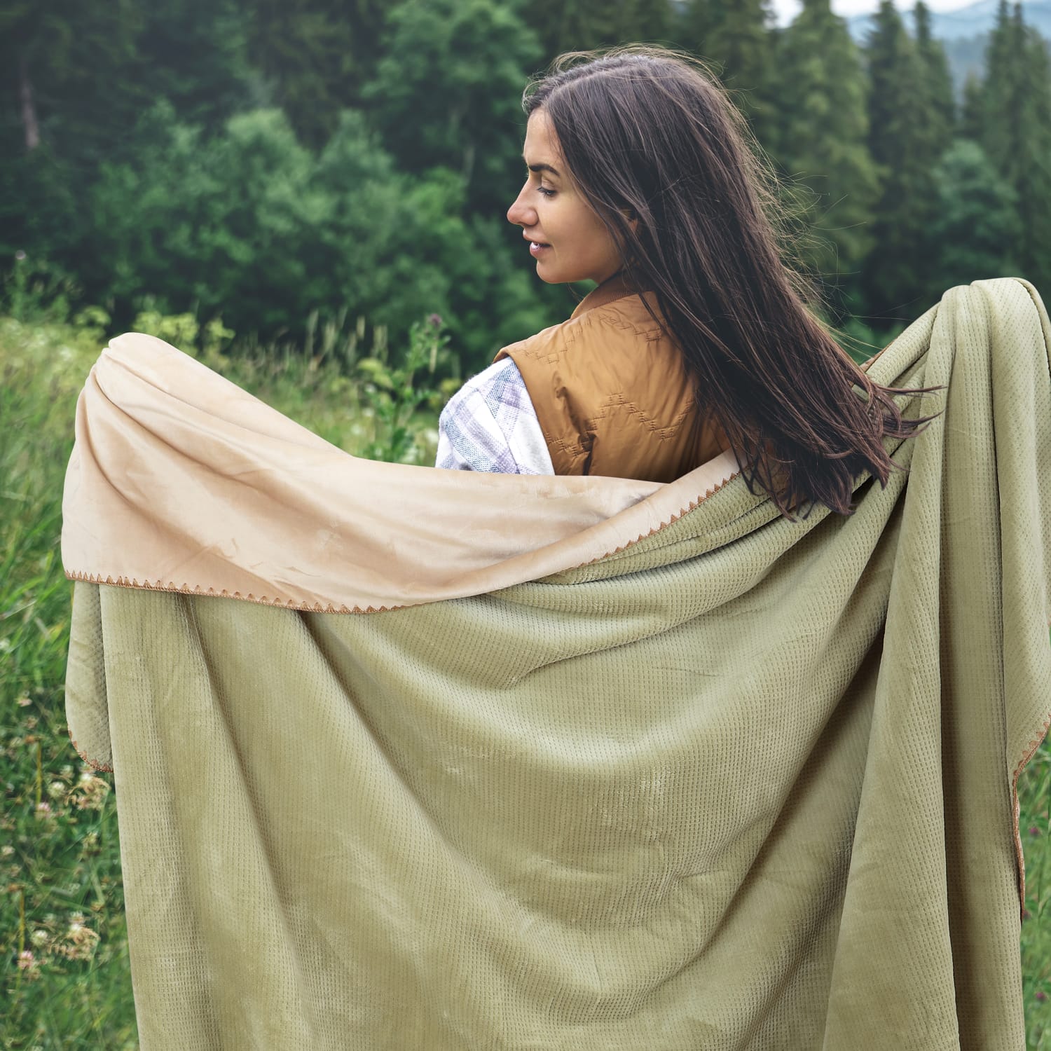 Hibiki Reversible Blanket