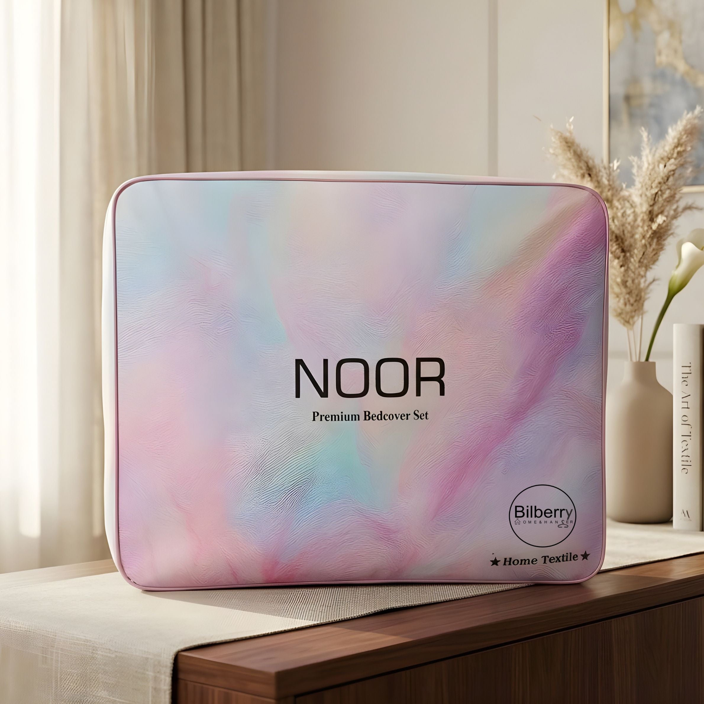 Modern Luxe Embroidered Bedcover