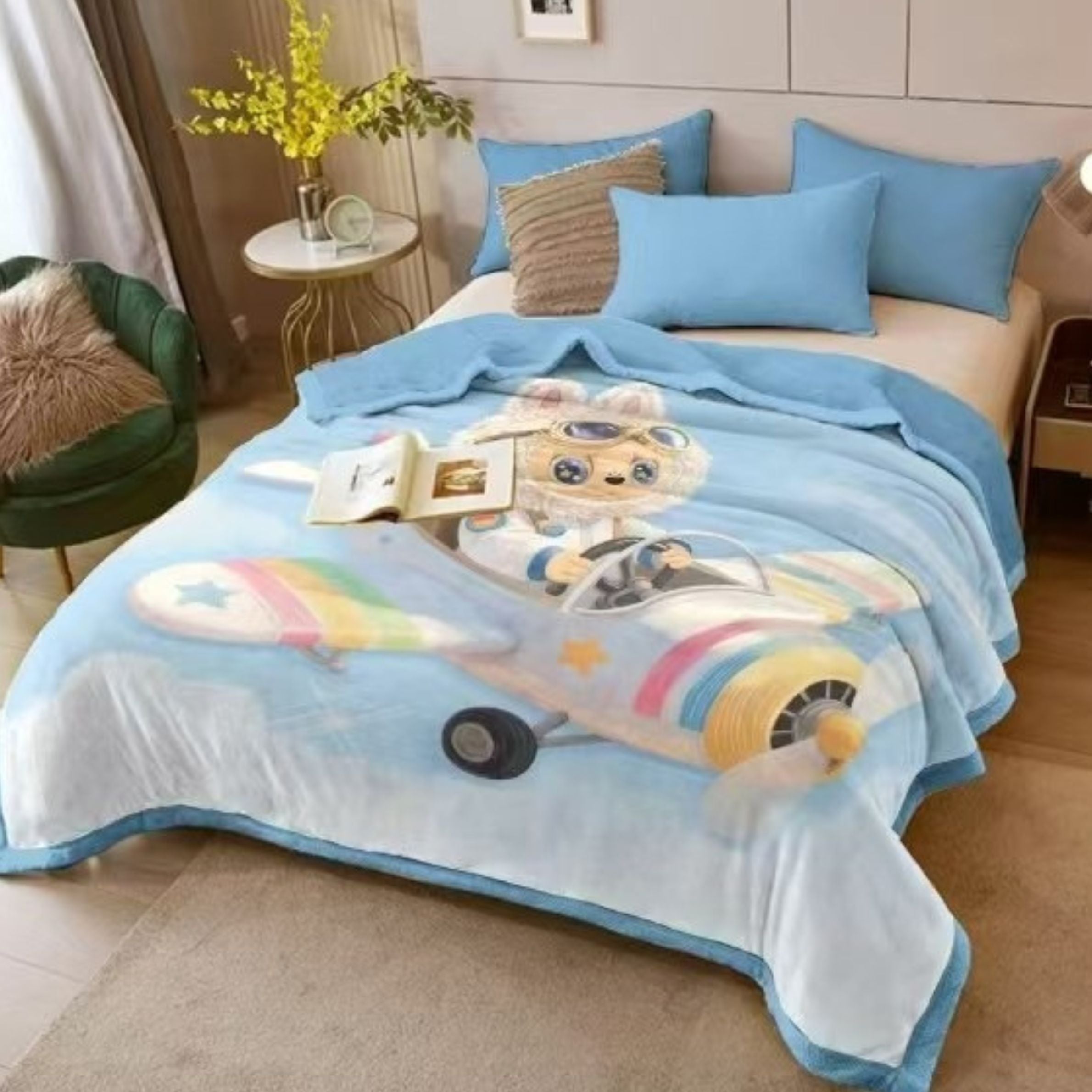 Toddler Ultra-Soft Double Ply Baby Blanket