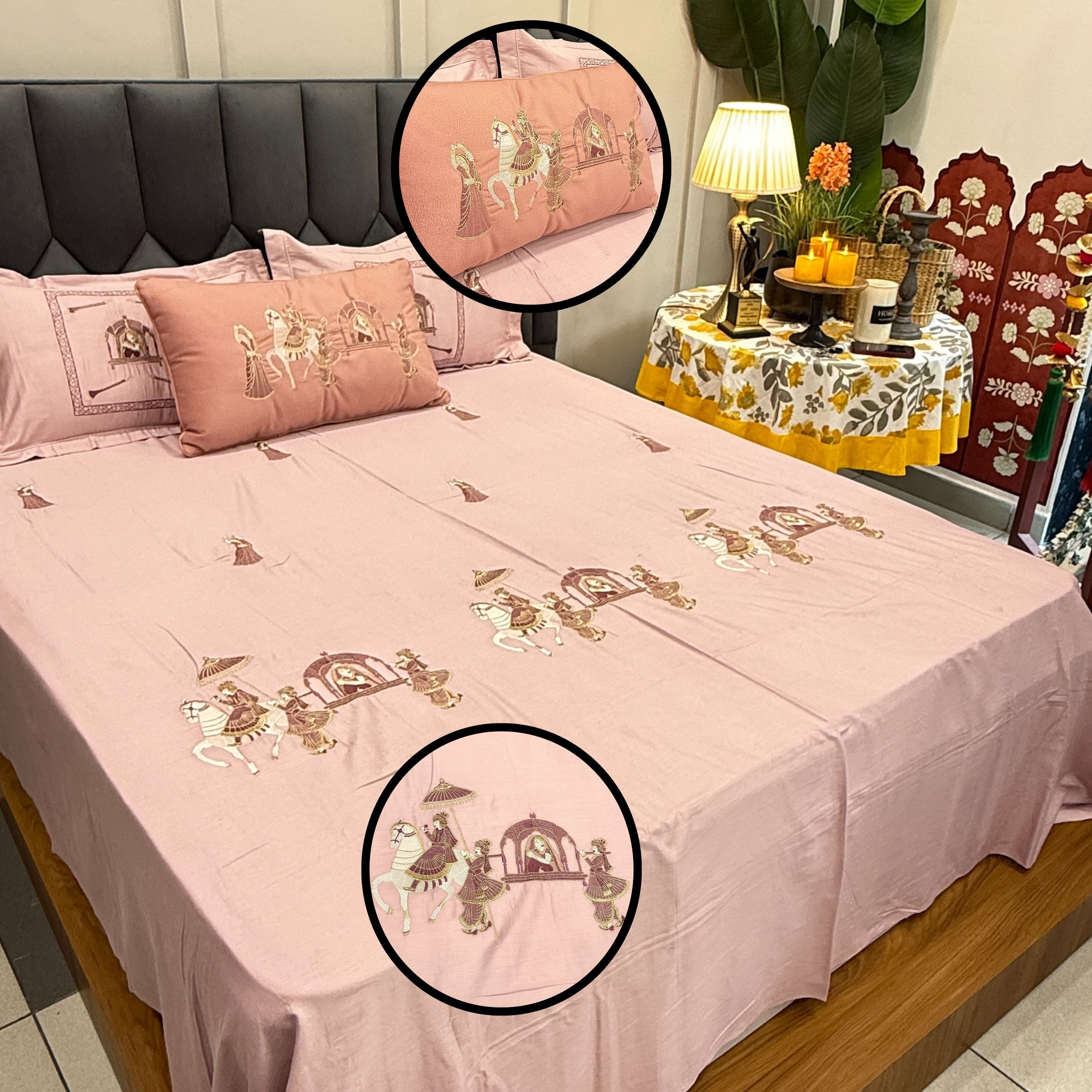 Indian Traditional Wedding Bed sheets
