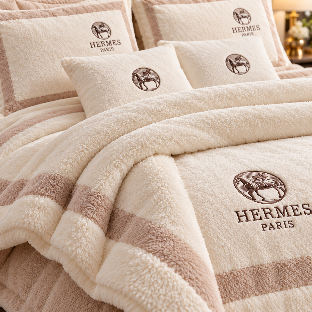 Super Warm Furry Quilt Set