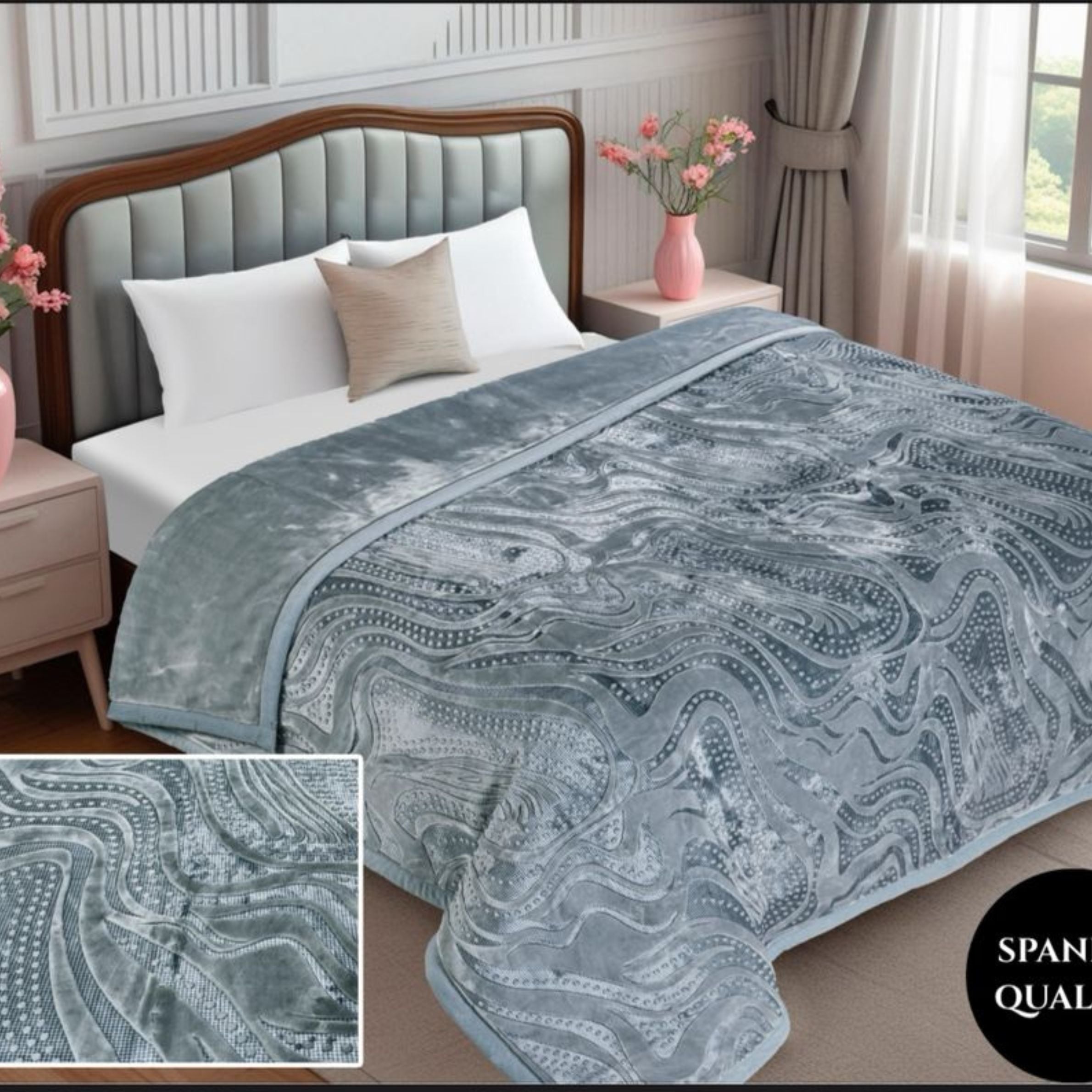 Luxury Winter Warm Blanket – King Size, Super Soft Furry Fabric