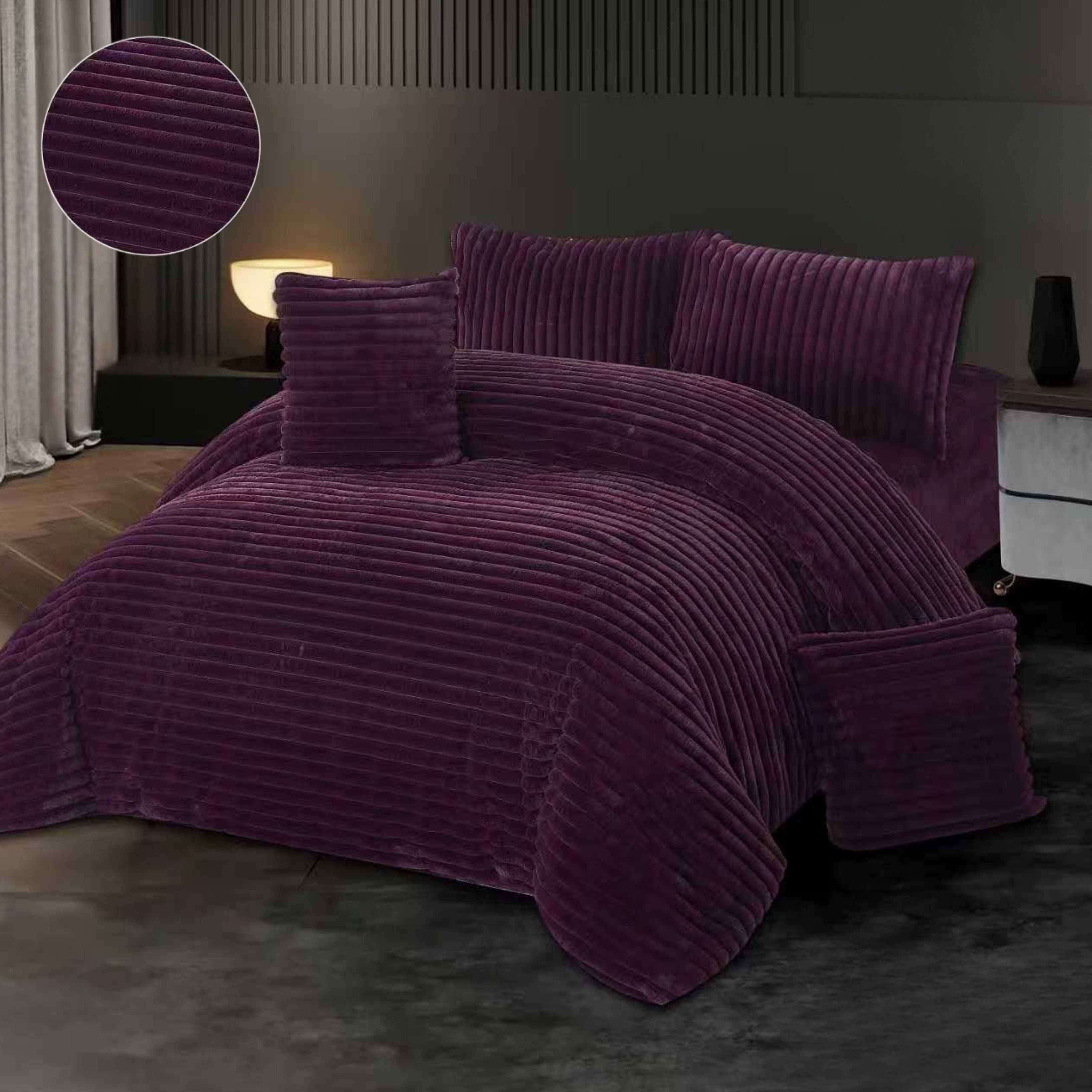 Ultra Luxury Rabbit Fur Blanket Cum Quilt